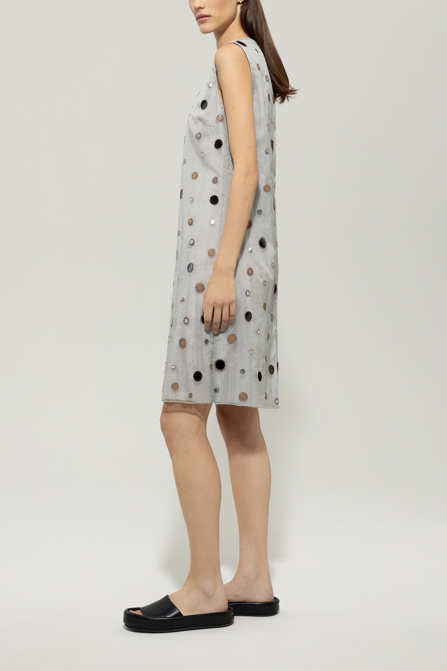 Organza-Shiftdress - multi - Standard | Model Seite