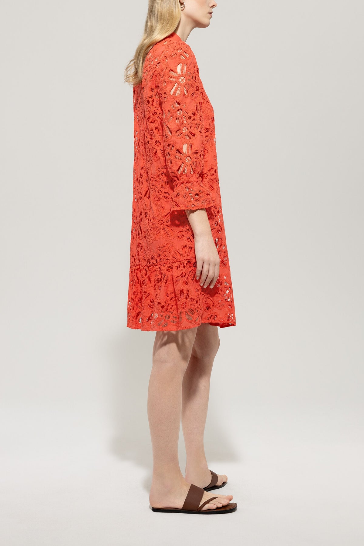 Crochet-Hemdblusenkleid - hibiscus - Standard | Model Seite