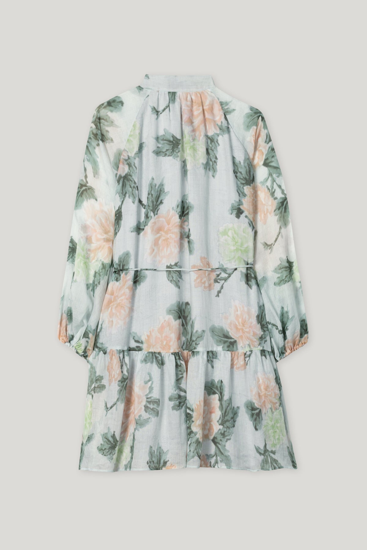 Ramie-Kleid mit Floral-Print - multi - Standard | Artikel Rück