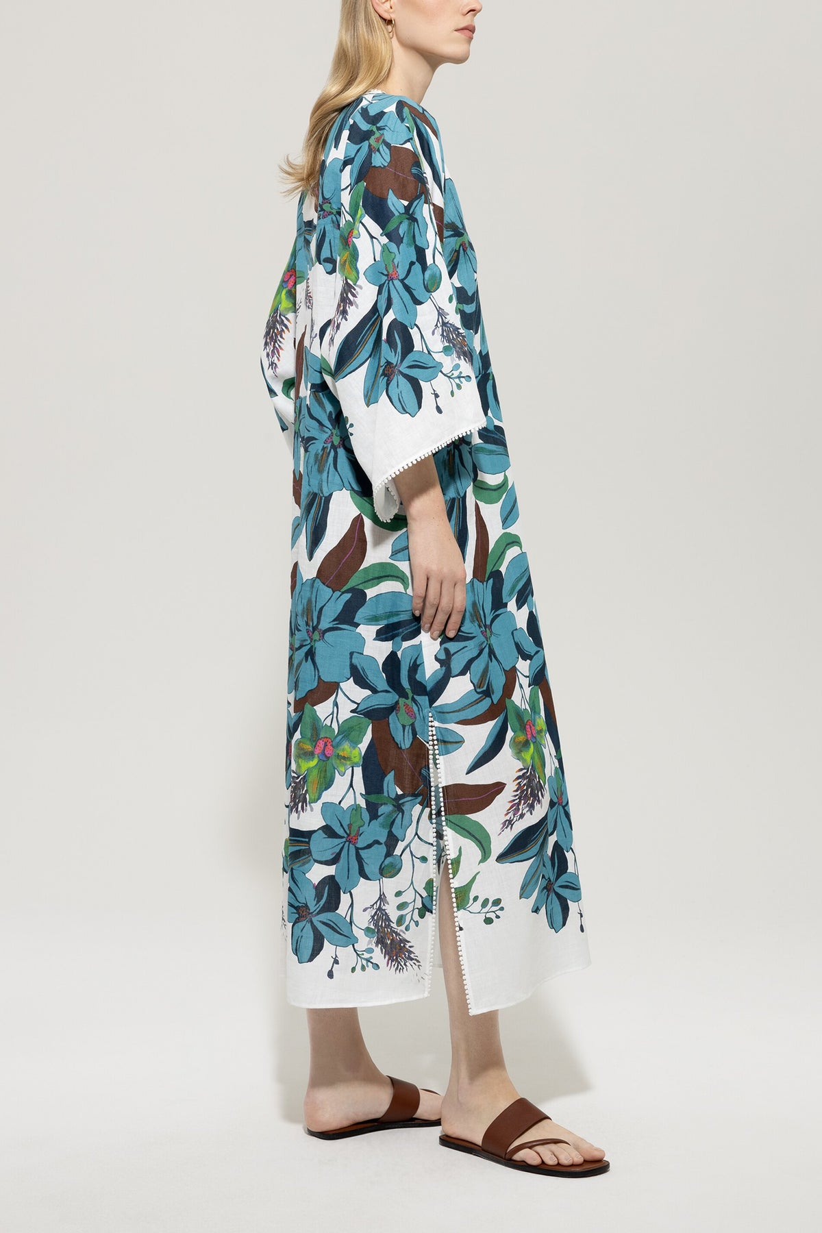 Tunikakleid mit Hawaii-Print - multi - Standard | Model Seite