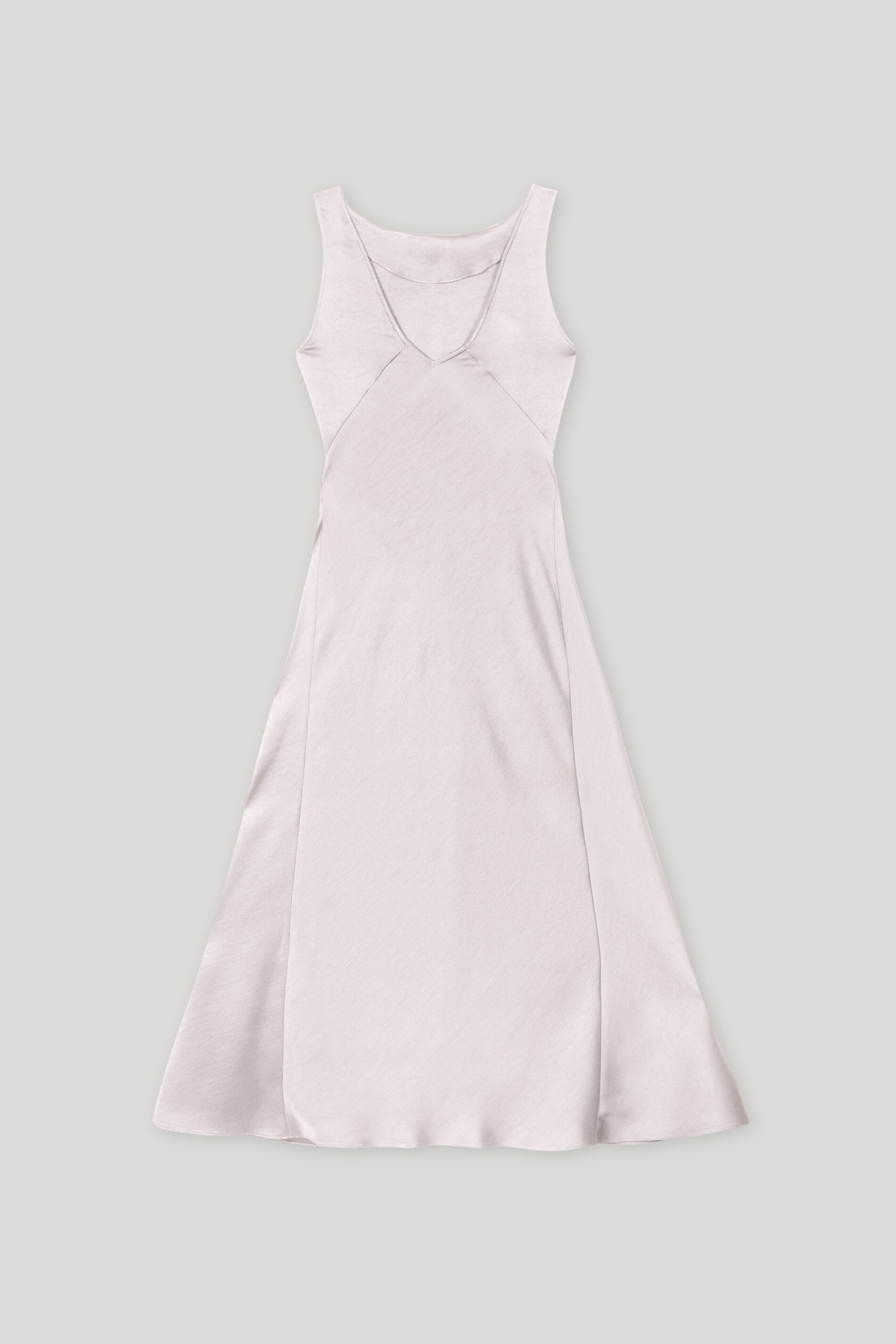 Satin-Maxidress - creamy powder - Standard | Artikel Rück