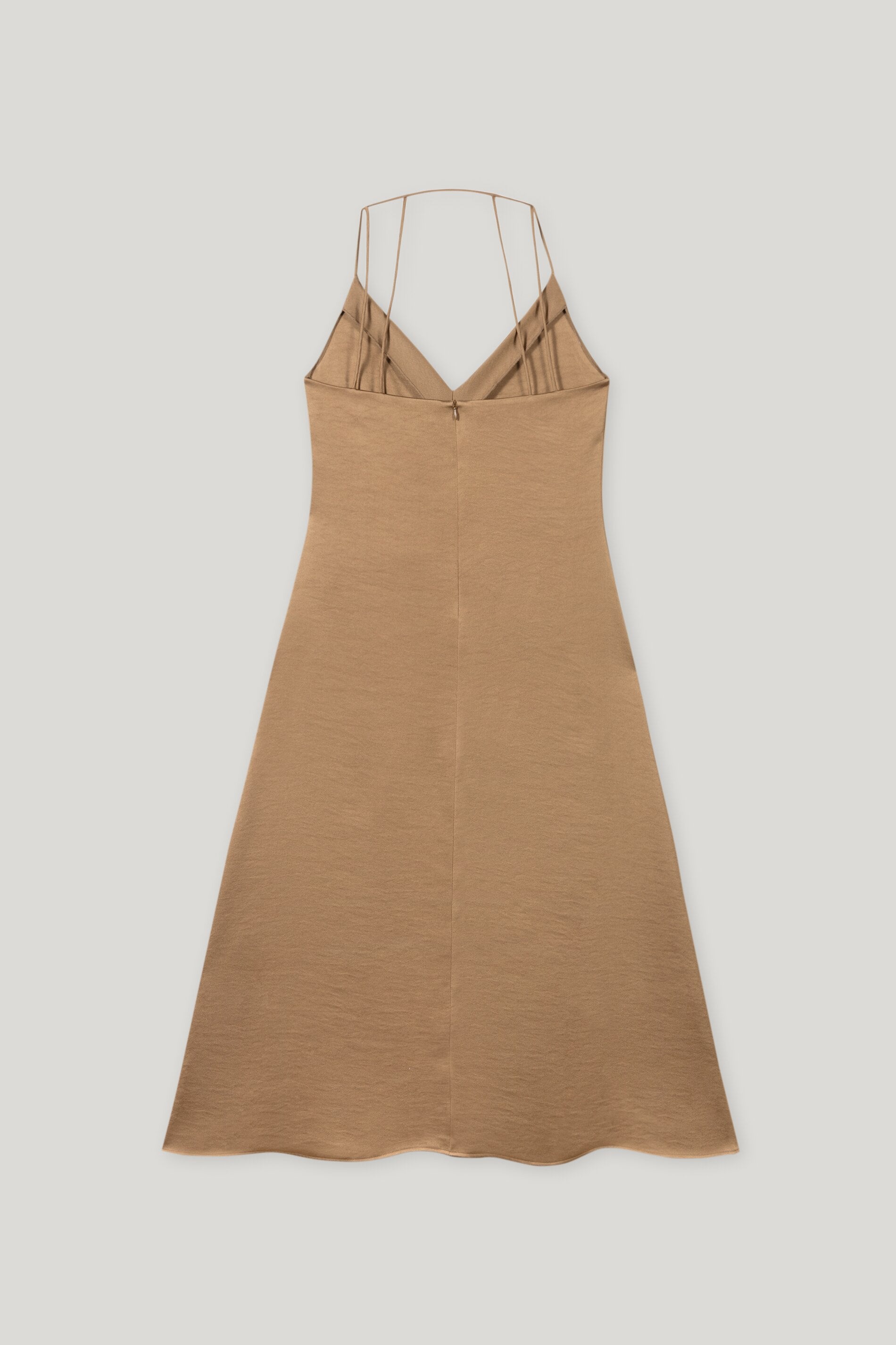 Satin-Slipdress - hanf - Standard | Artikel Rück