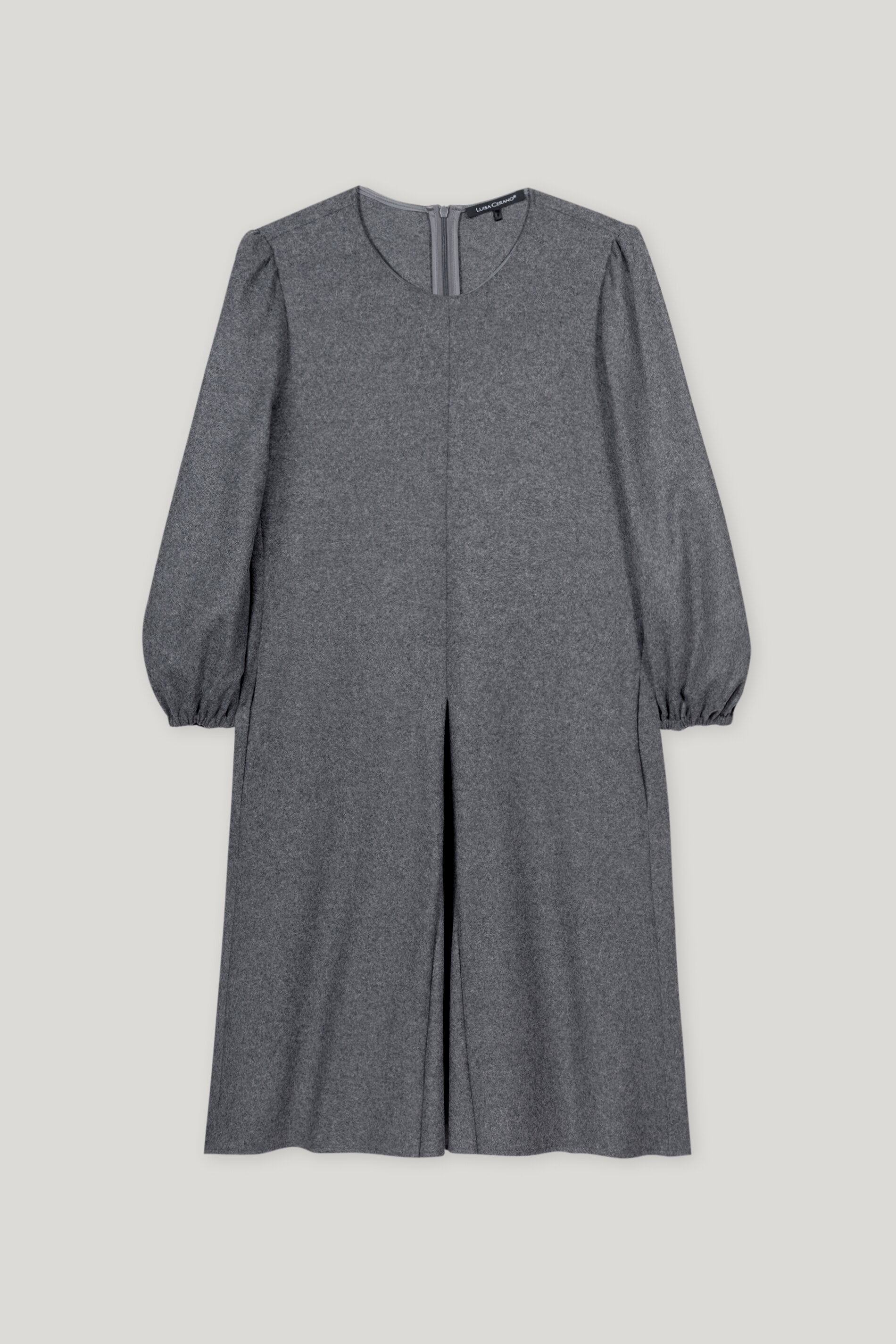 Flanell-Kleid - dark grey melange - Standard | Artikel Front