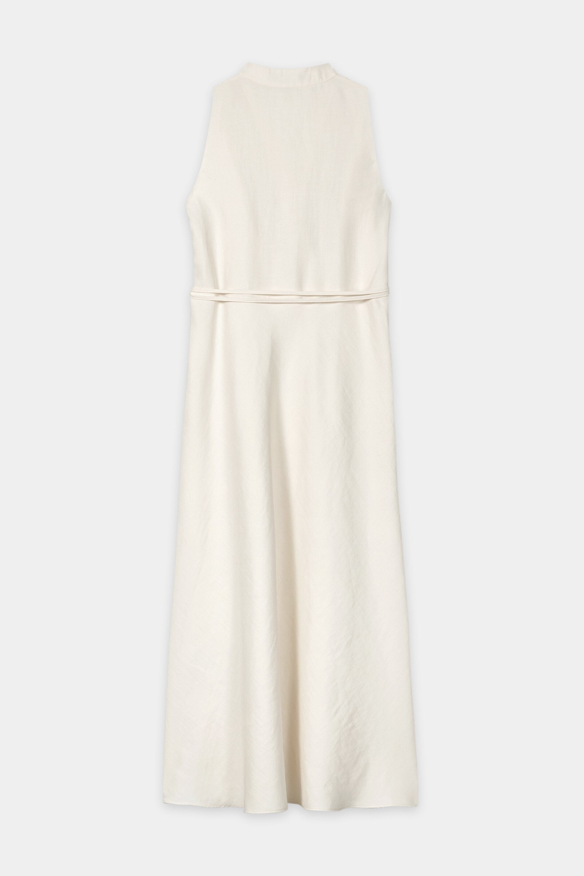 Midikleid aus Leinen-Mix - milk - Standard | Artikel Rück