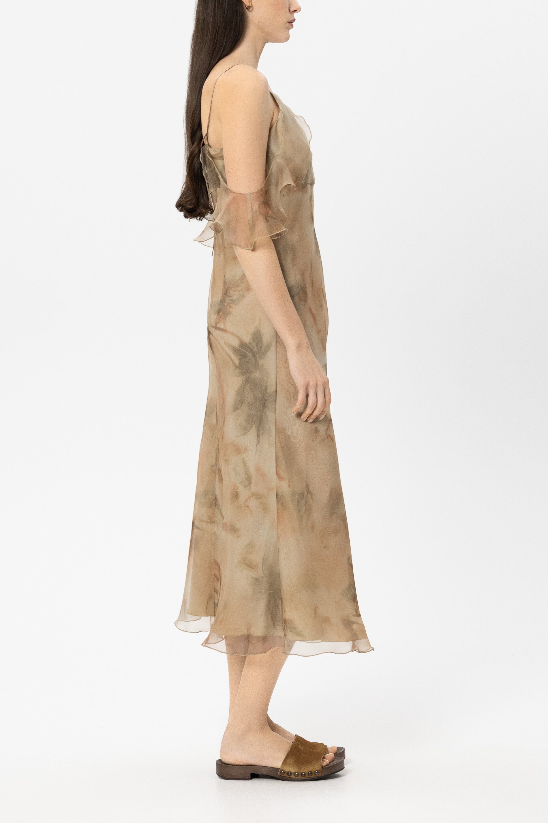 Organza-Kleid mit Print - multi - Standard | Model Seite