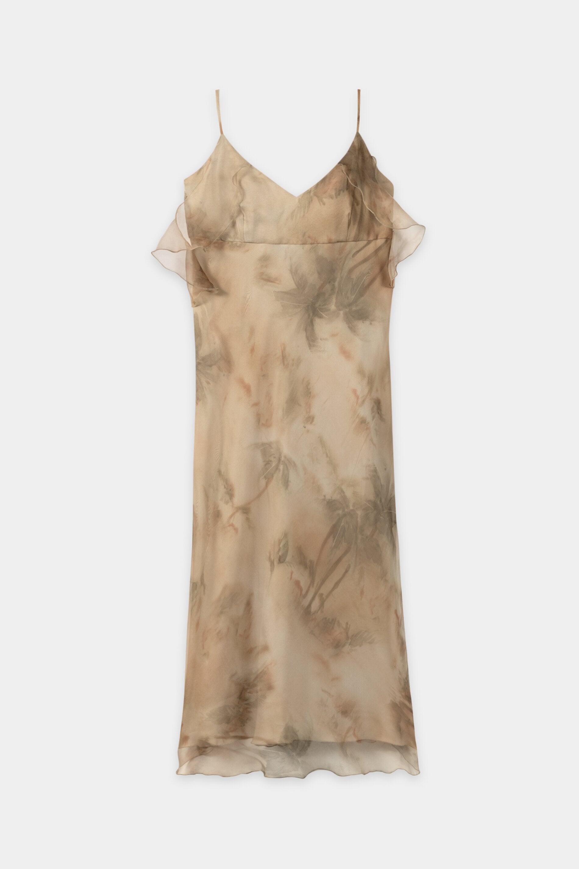 Organza-Kleid mit Print - multi - Standard | Artikel Front