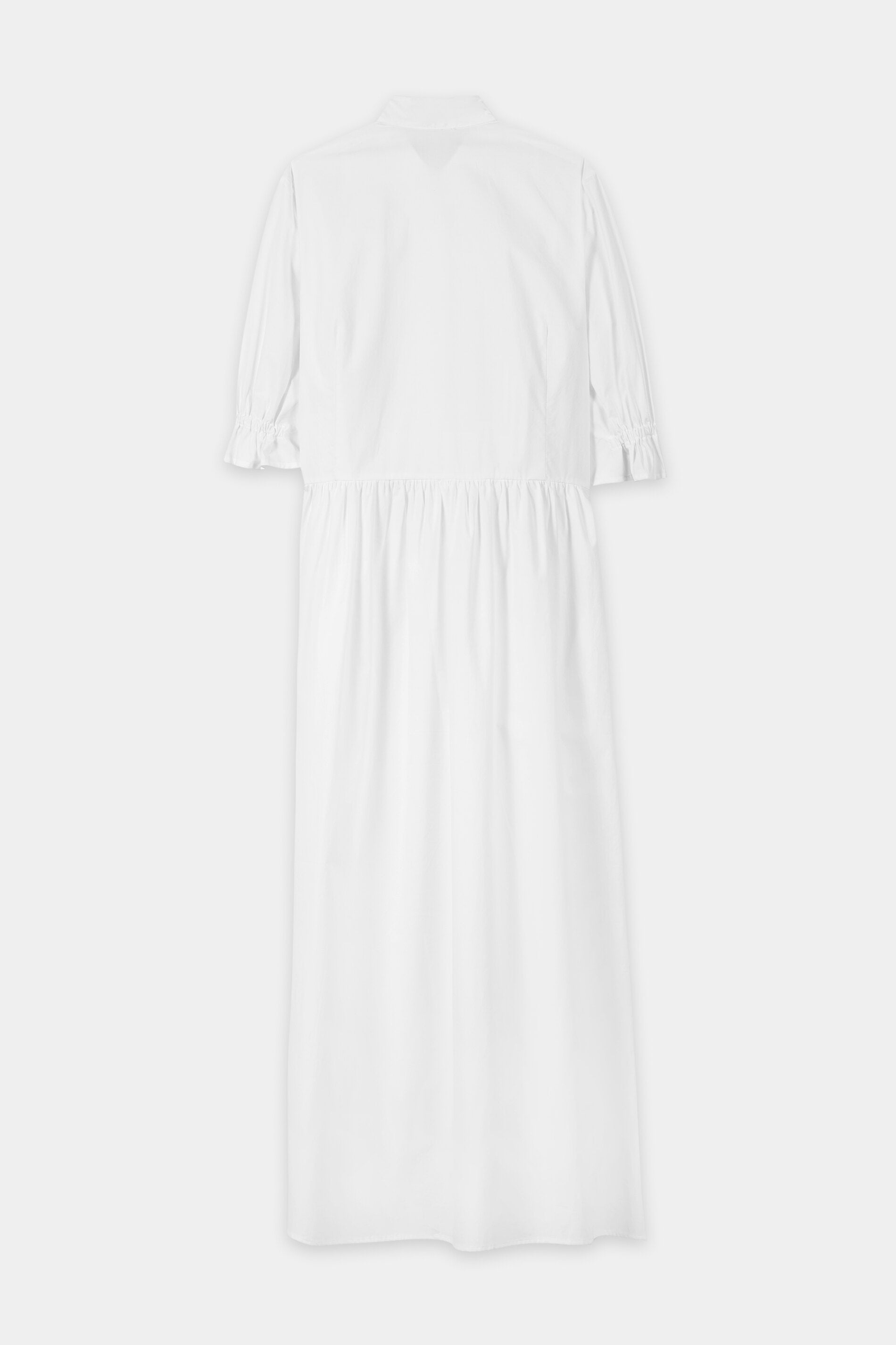 Baumwoll-Hemdblusenkleid - white - Standard | Artikel Rück