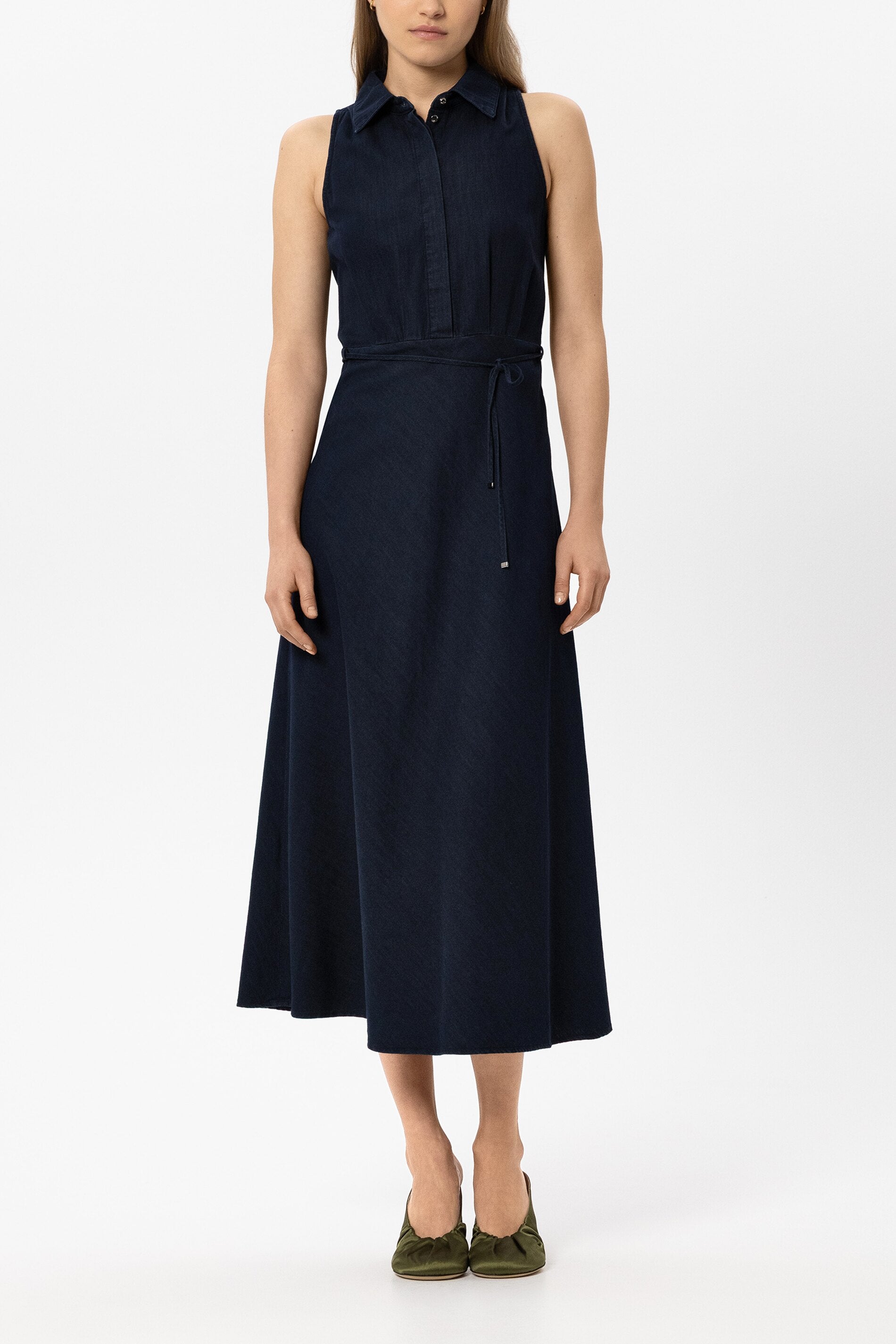 Denim-Hemdblusenkleid - multi - Standard | Model Front