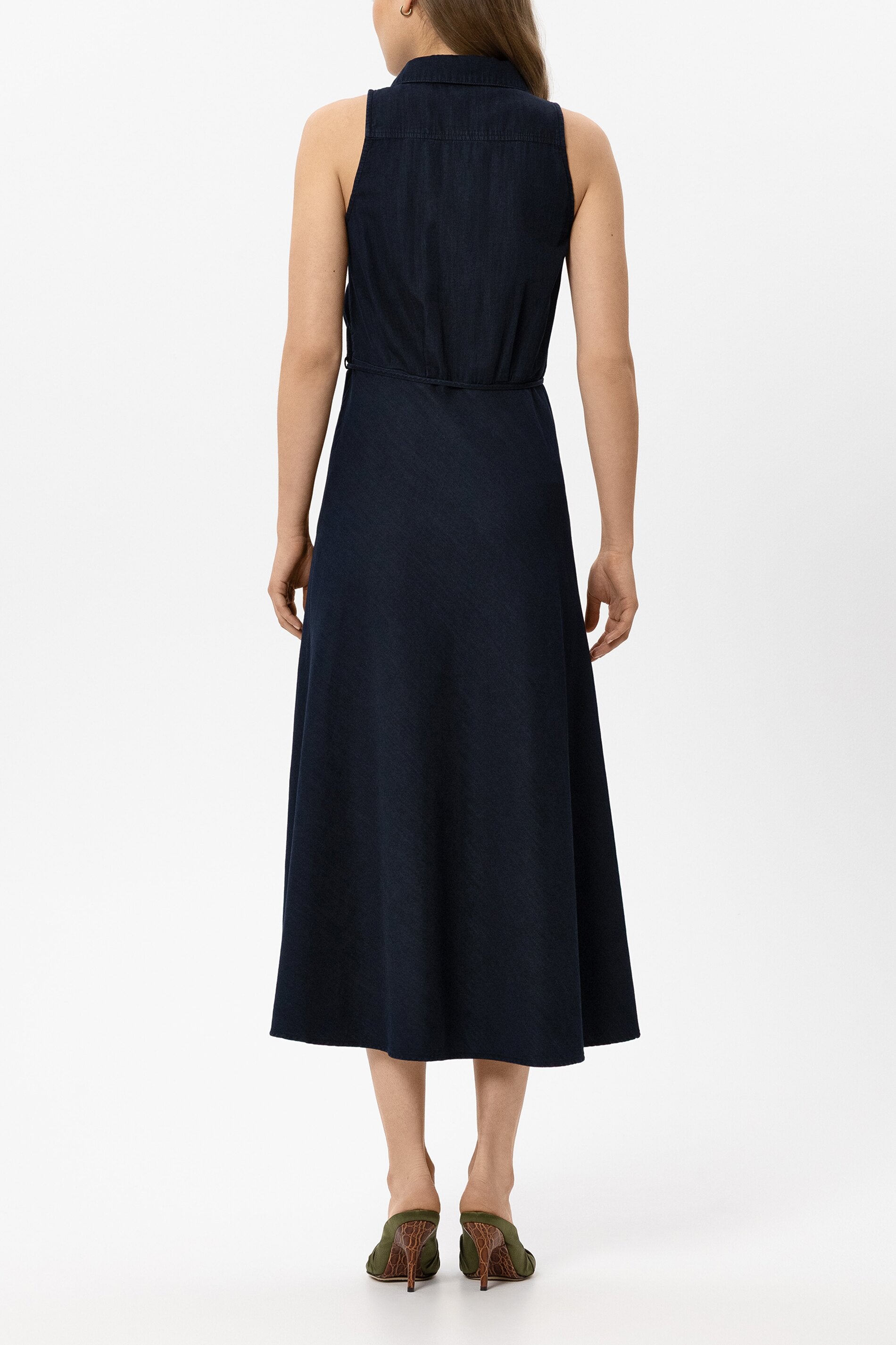 Denim-Hemdblusenkleid - multi - Standard | Model Rück