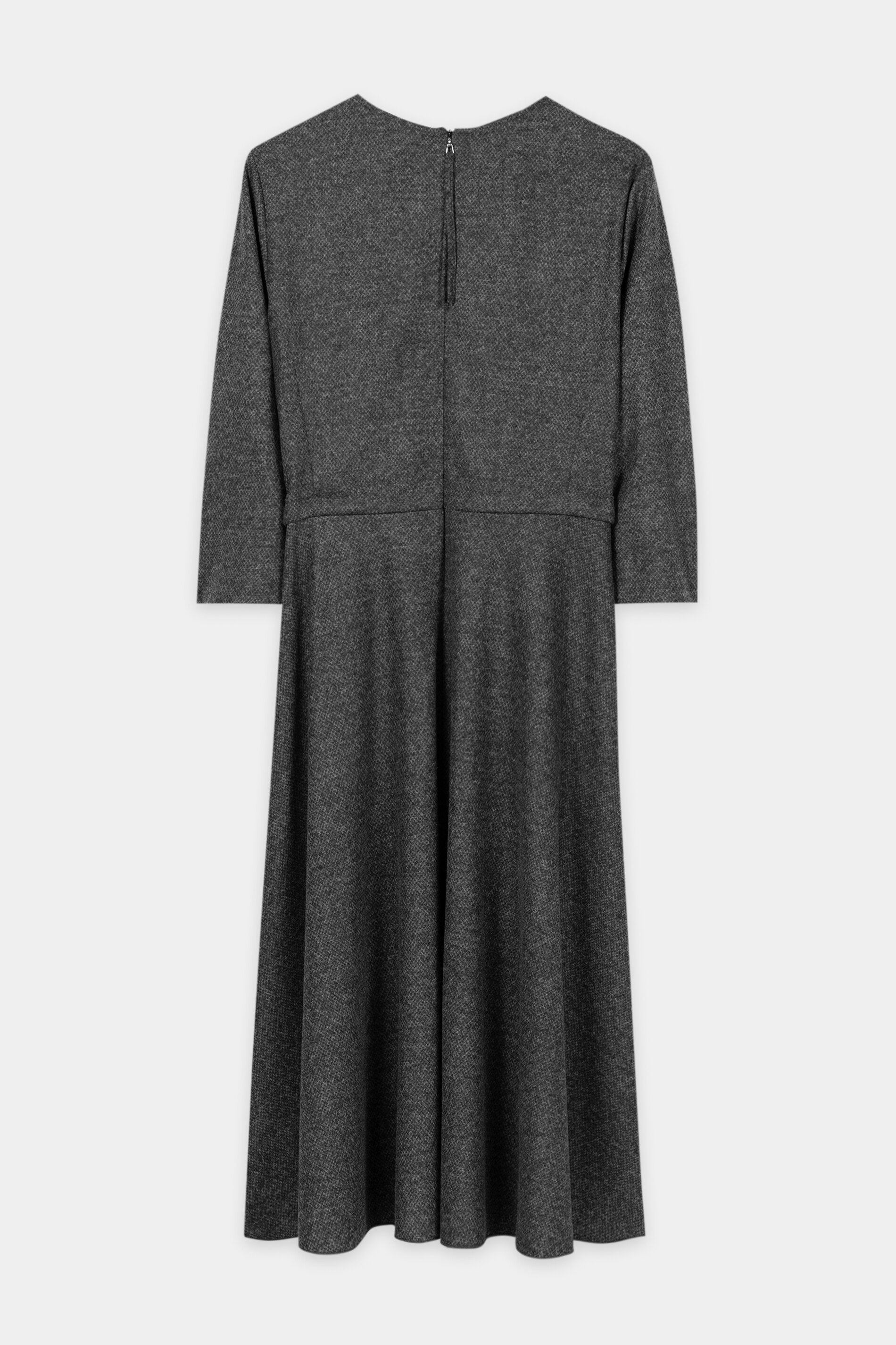 Midikleid aus Punto-Milano - anthracite - Standard | Artikel Rück