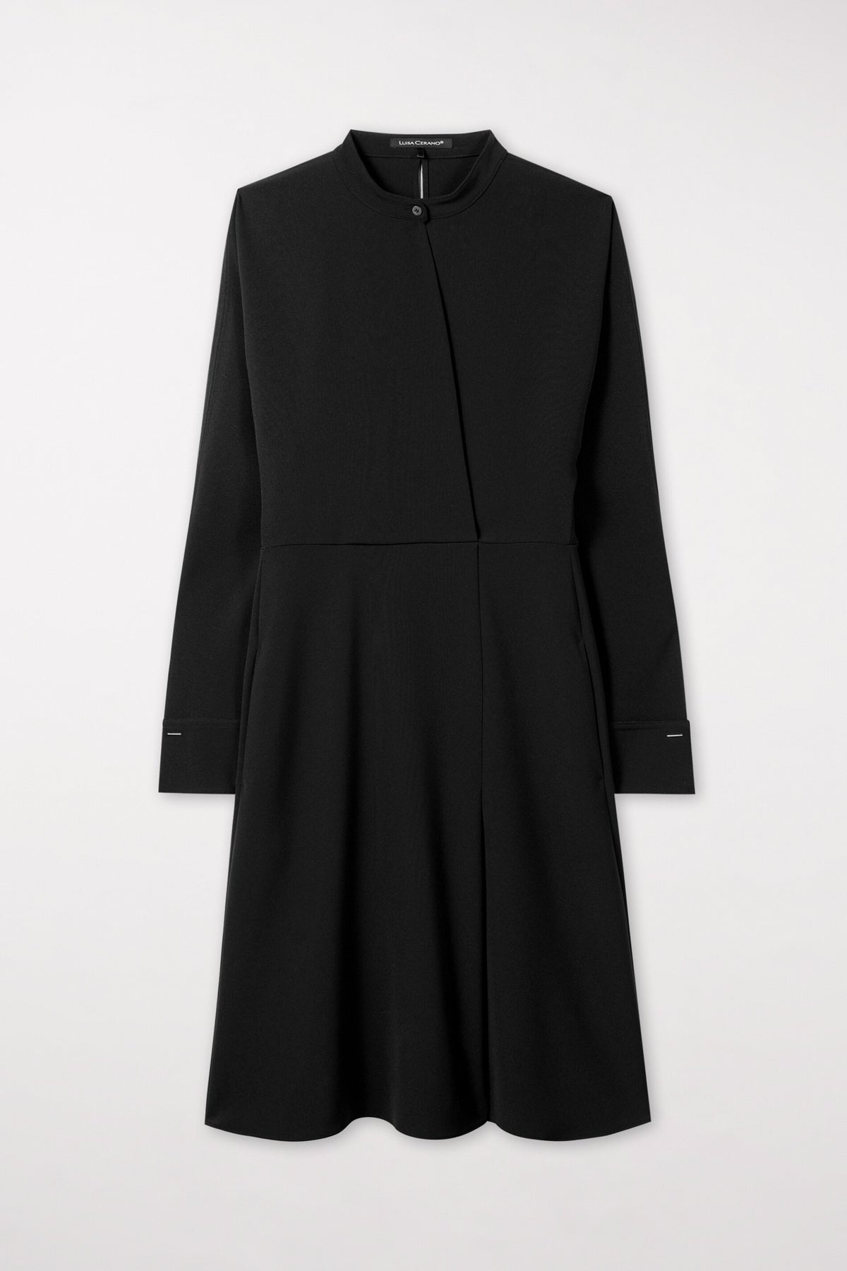 Hemdblusenkleid in Midi-Länge - deep black - Standard | Artikel Front