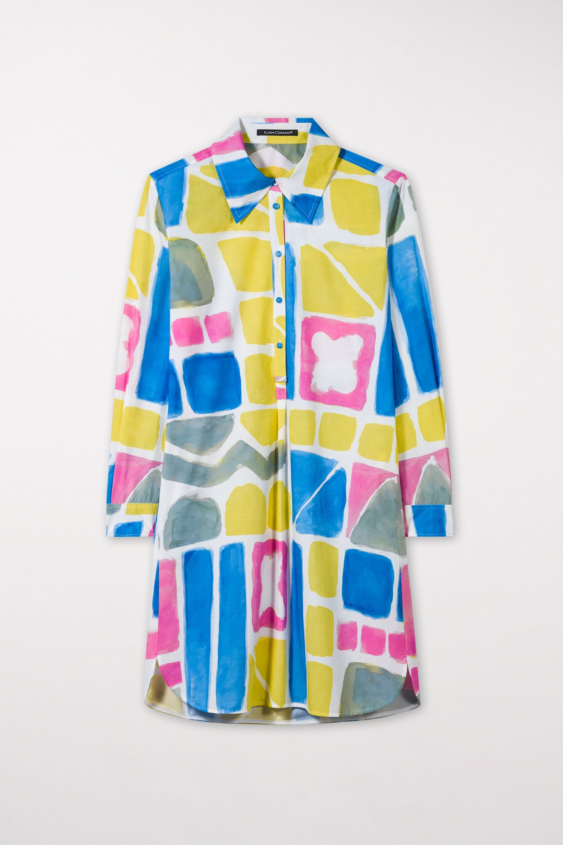 Hemdkleid mit Ethnic-Print - multi - Standard | Artikel Front