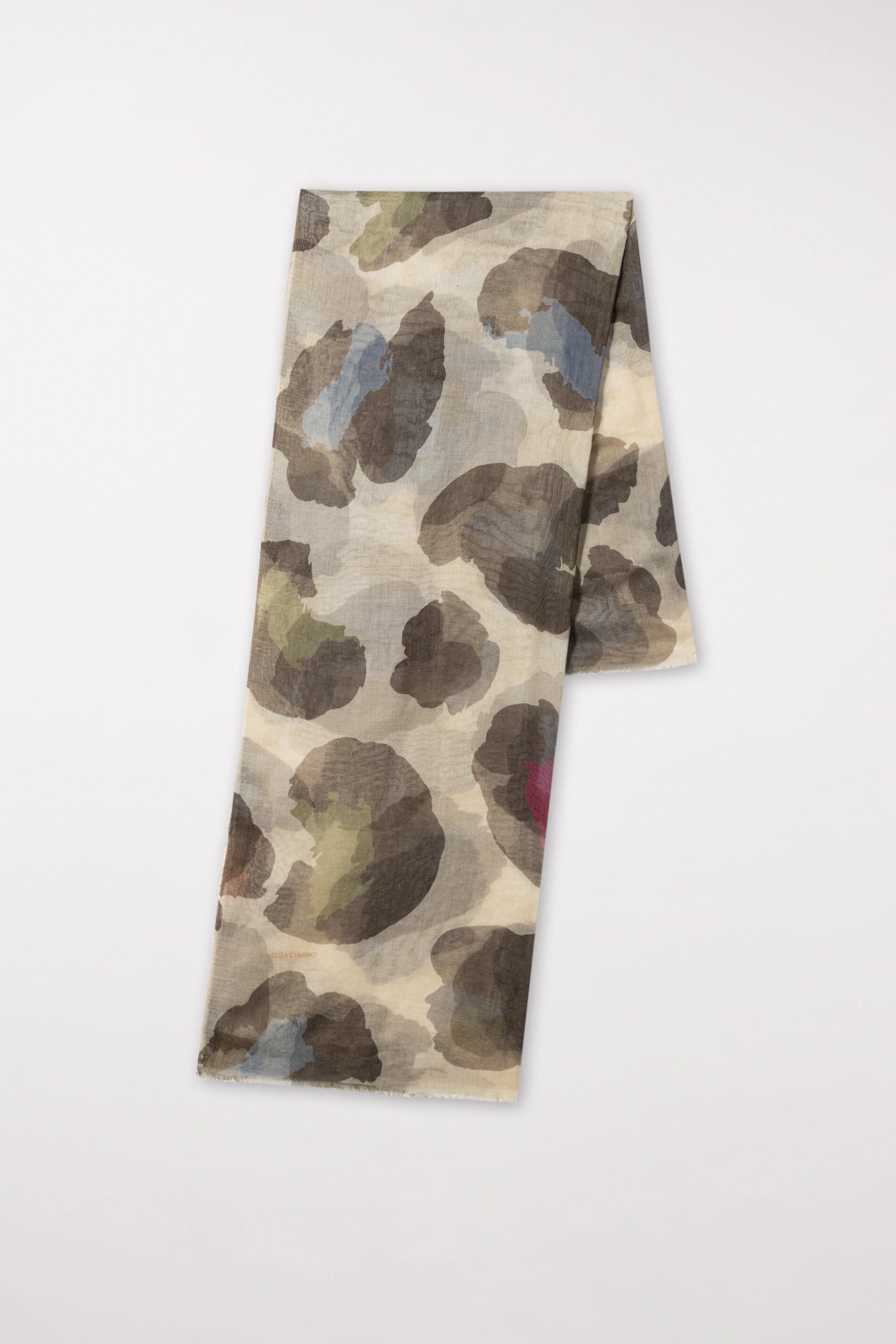 Tuch mit Animal-Print - multi / milk - Standard | Artikel Front