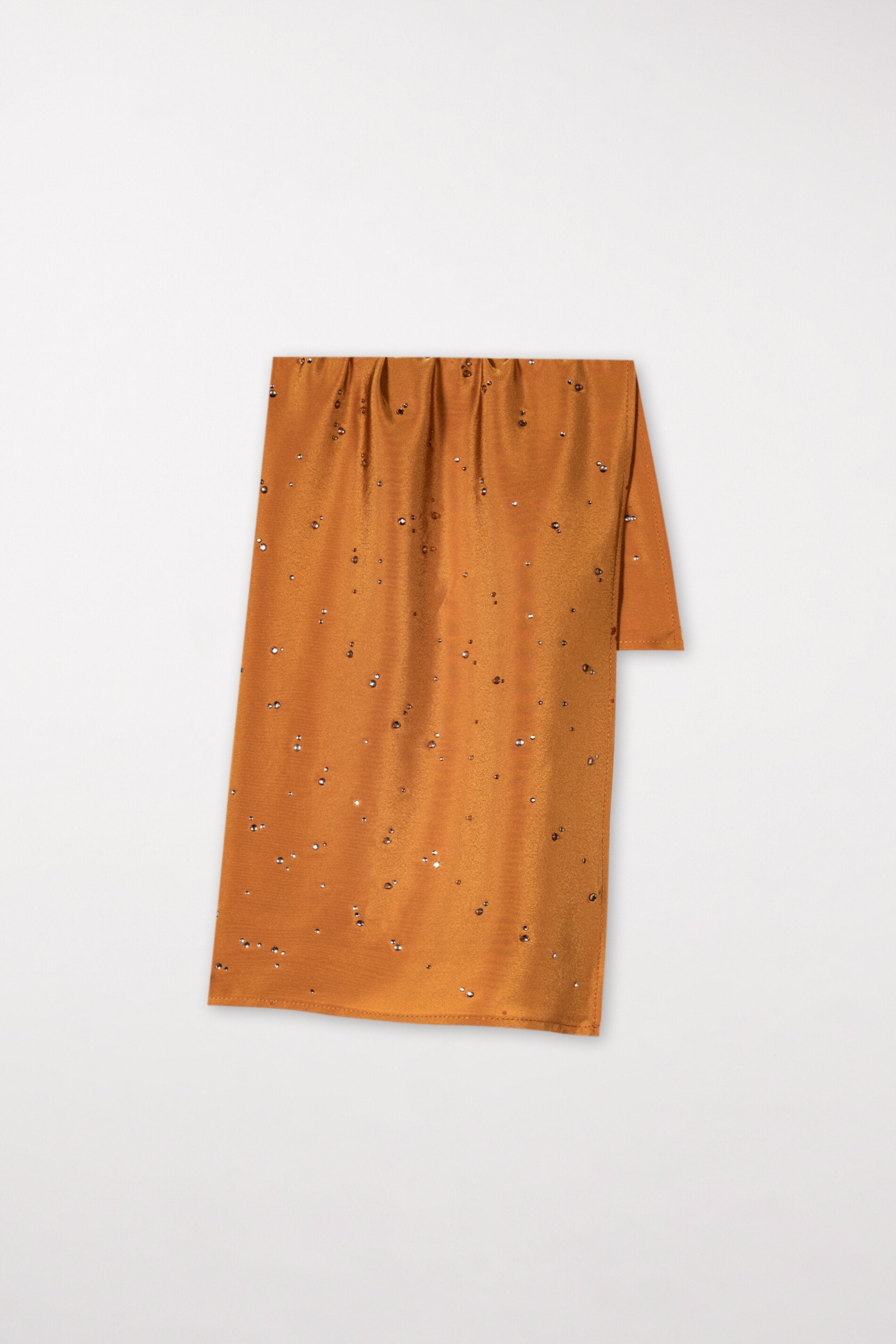 Tuch mit Glitzersteinen - kurkuma - Standard | Artikel Front