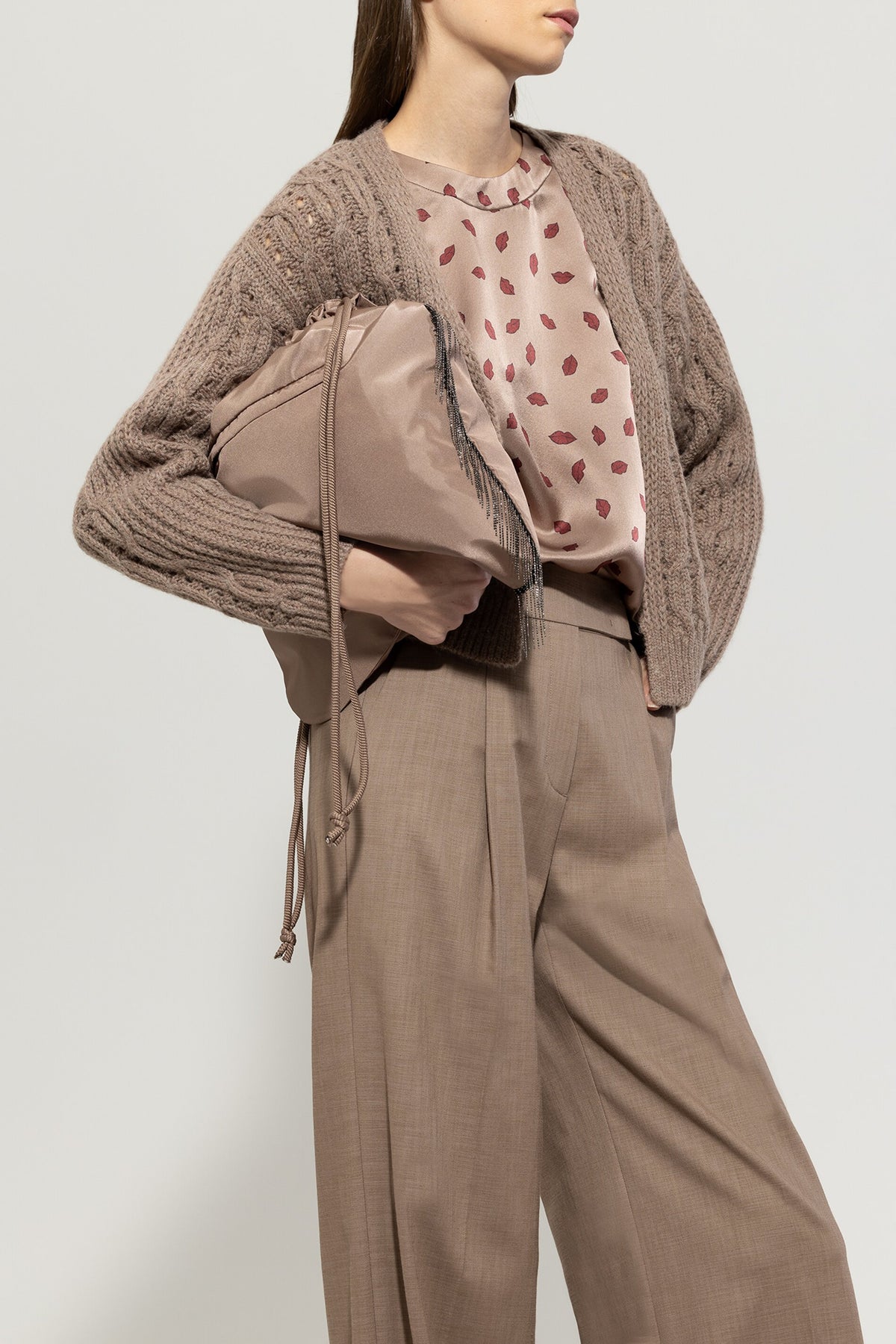 Taft-Tasche - mushroom - Standard | Model Front