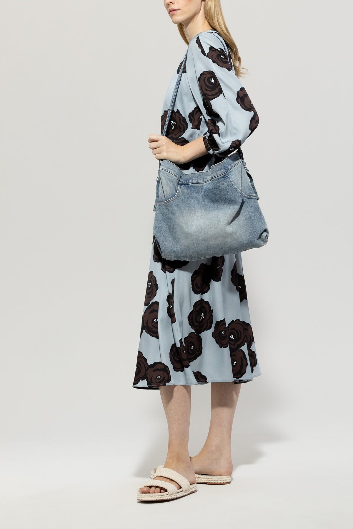 Vintage-Denimtasche - denim blue - Standard | Model Front