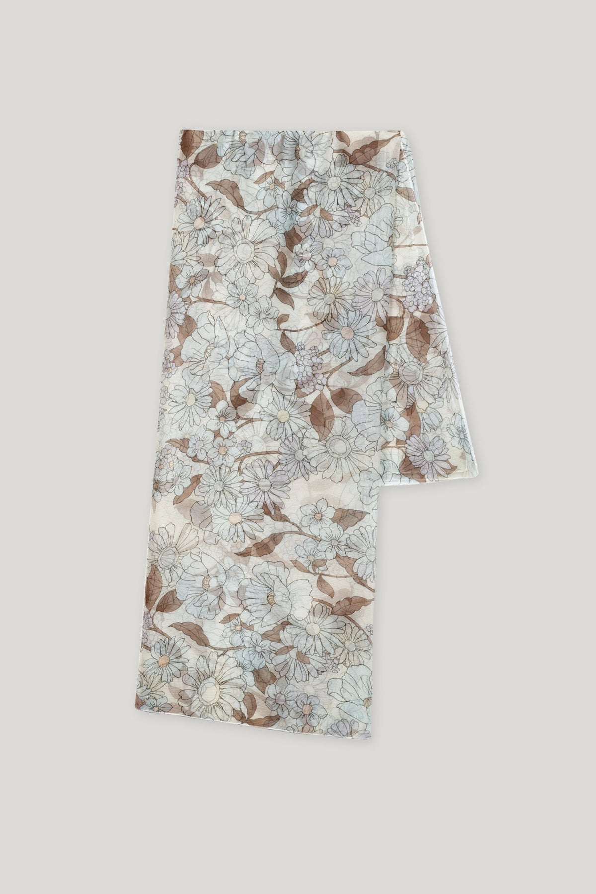 Tuch mit Flower-Print - multi - Standard | Artikel Front