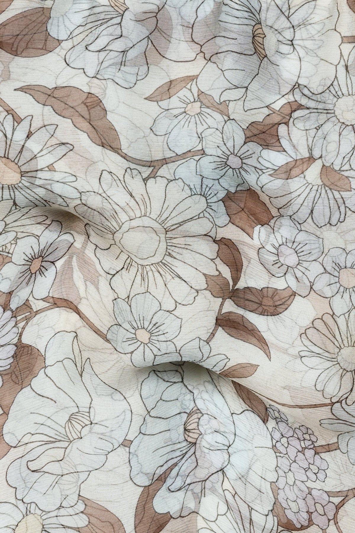 Tuch mit Flower-Print - multi - Standard | Artikel Rück