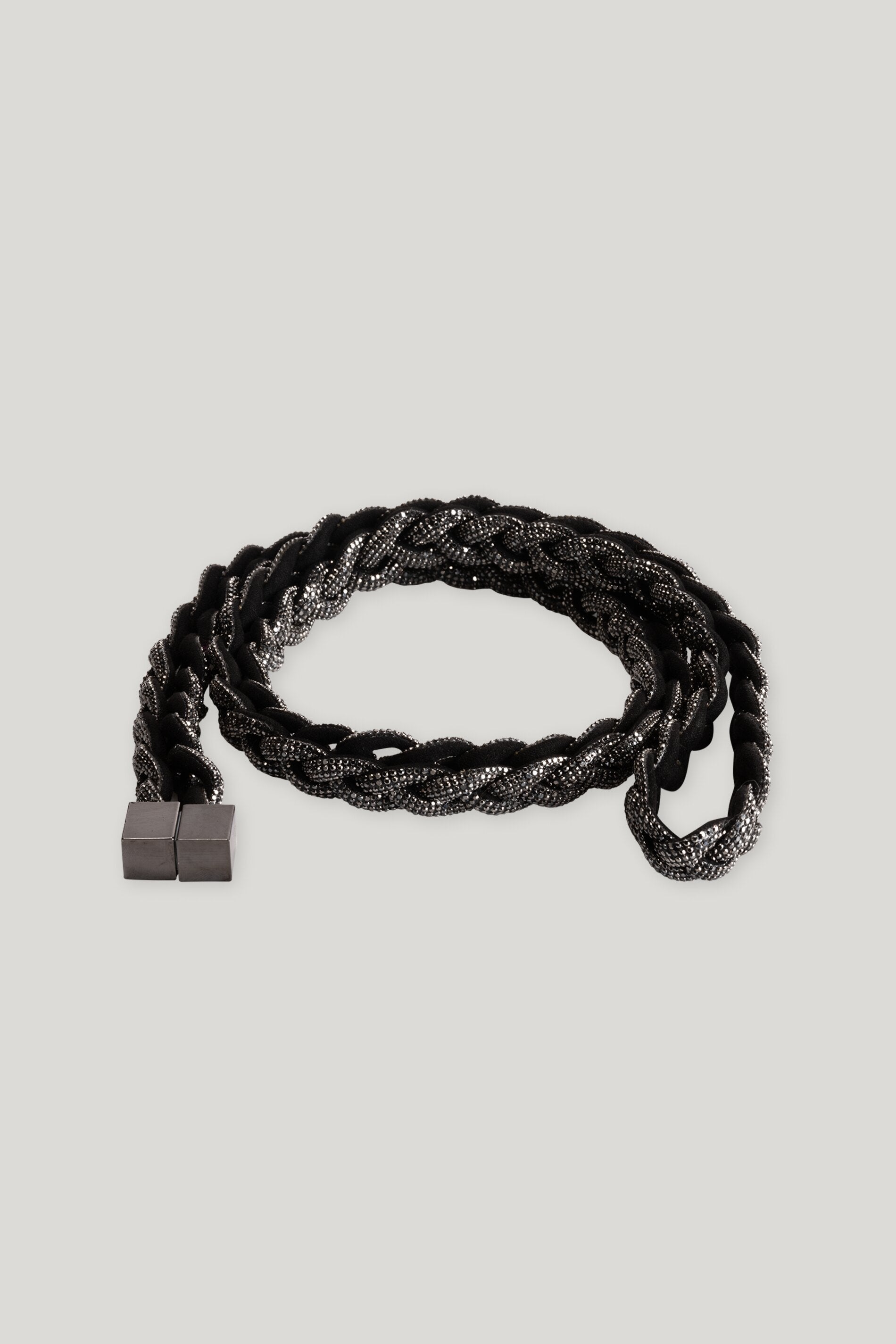 Gürtel in Flecht-Optik - deep black - Standard | Artikel Front