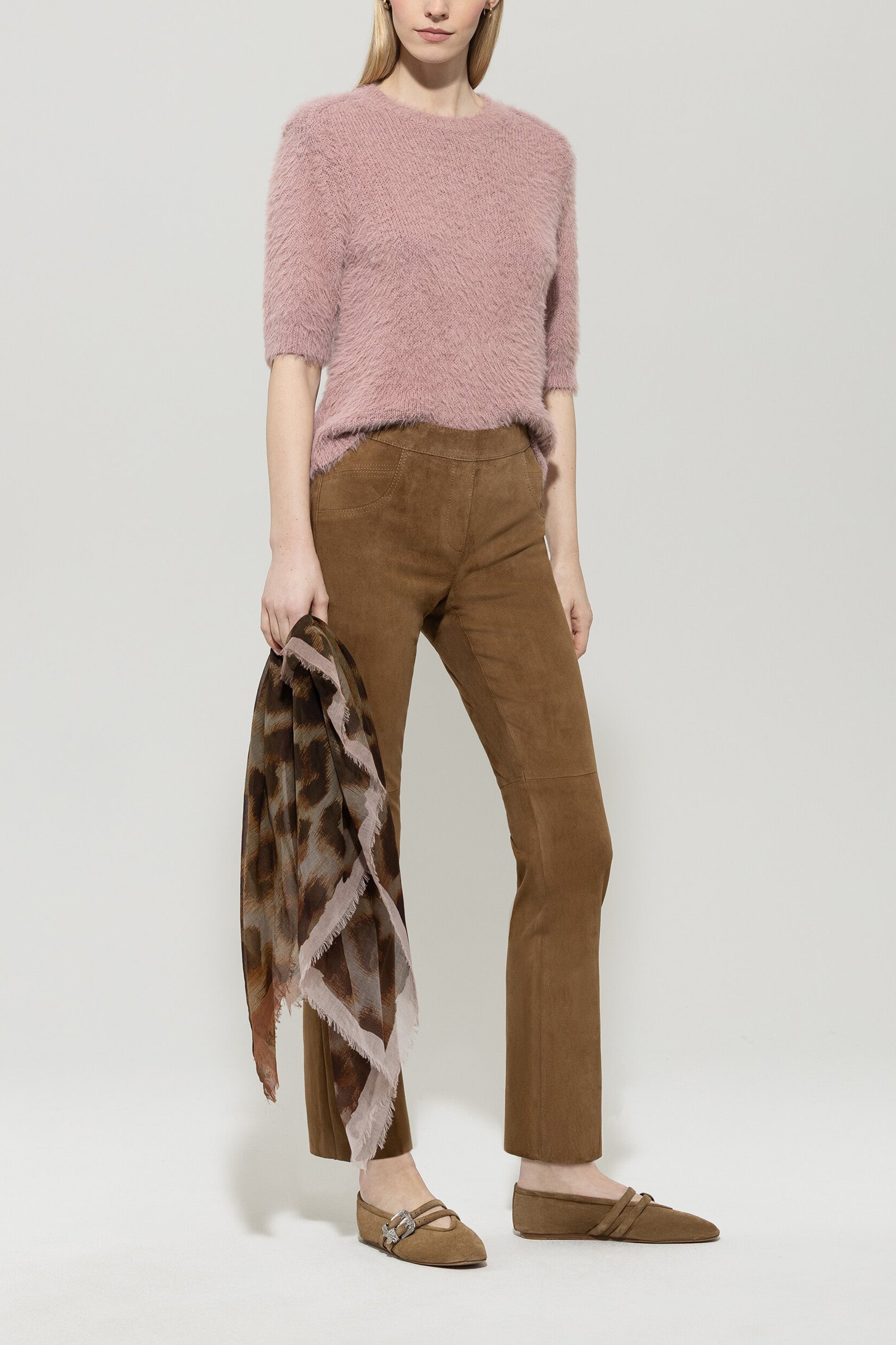 Tuch mit Animal-Print - multi - Standard | Model Front