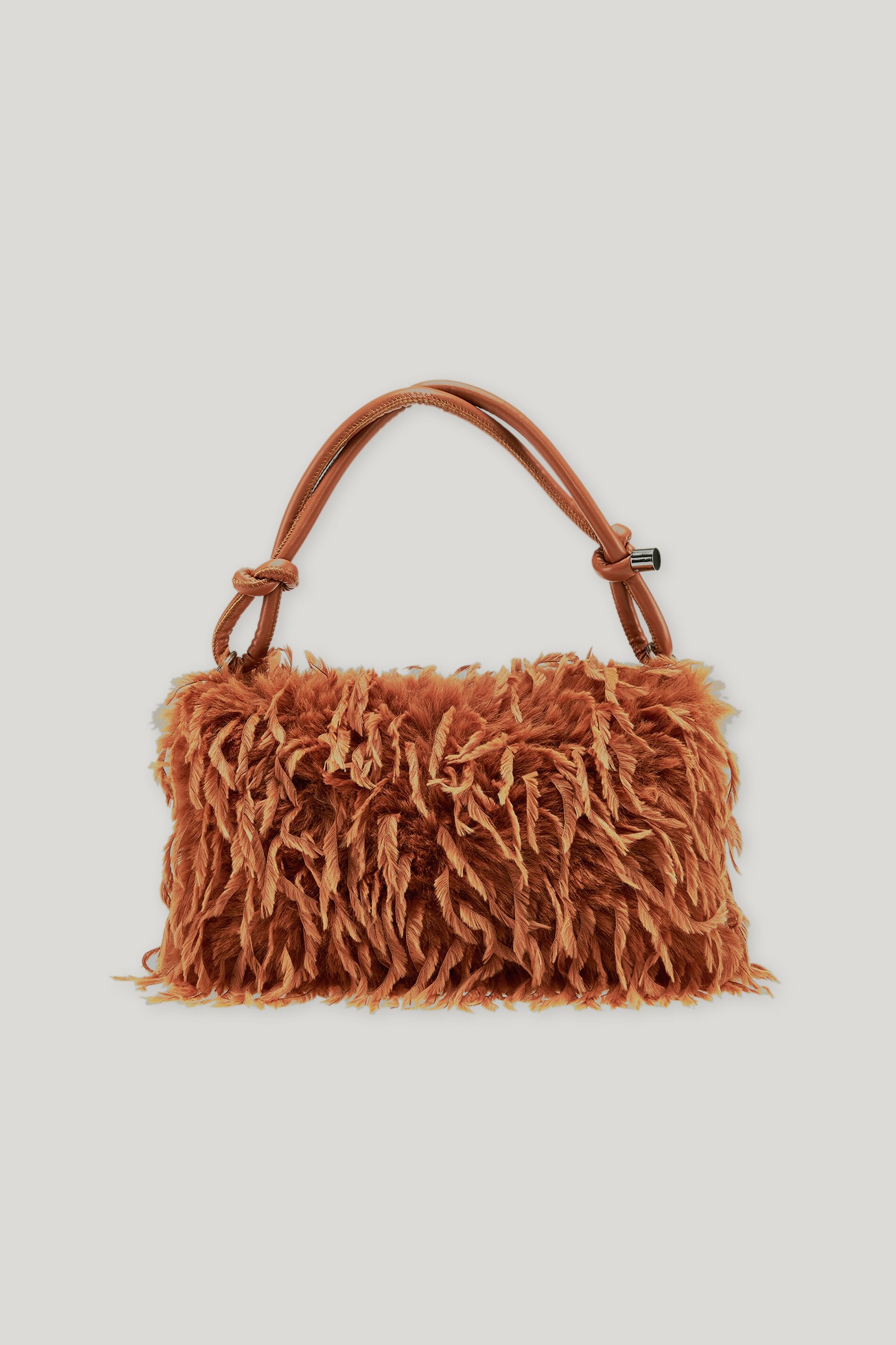 Tasche in Fell-Optik - cinnamon - Standard | Artikel Front