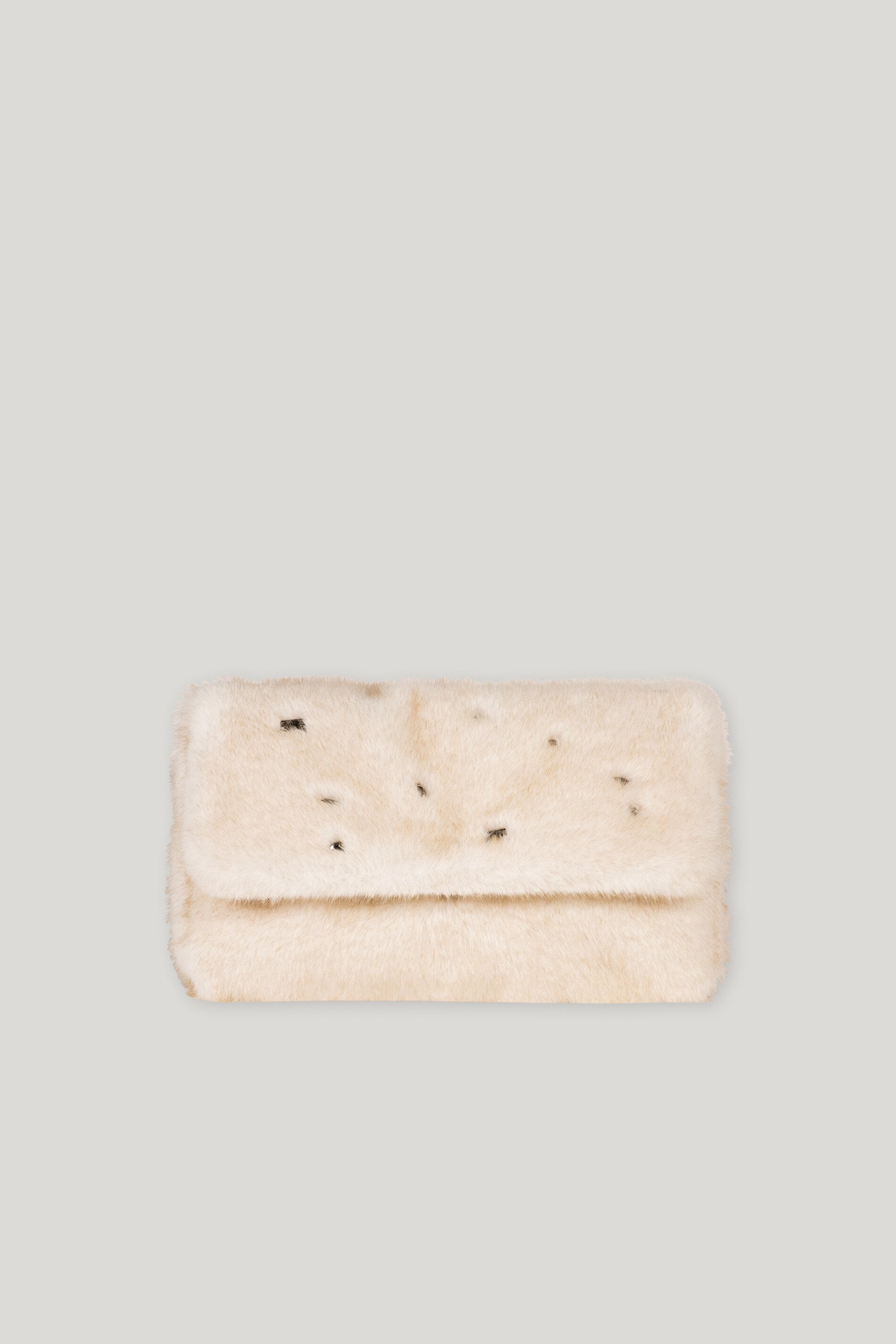 Tasche in Fell-Optik - cream - Standard | Artikel Front