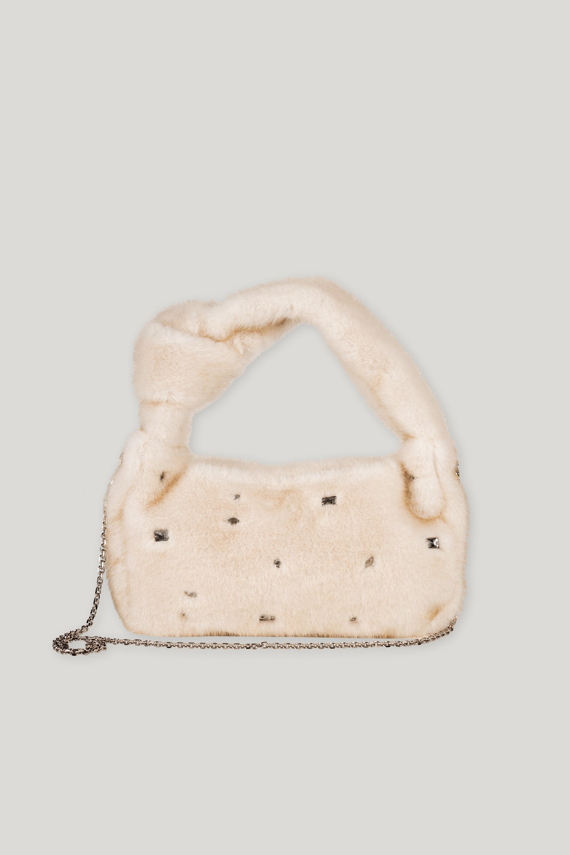 Tasche in Fell-Optik - cream - Standard | Artikel Front
