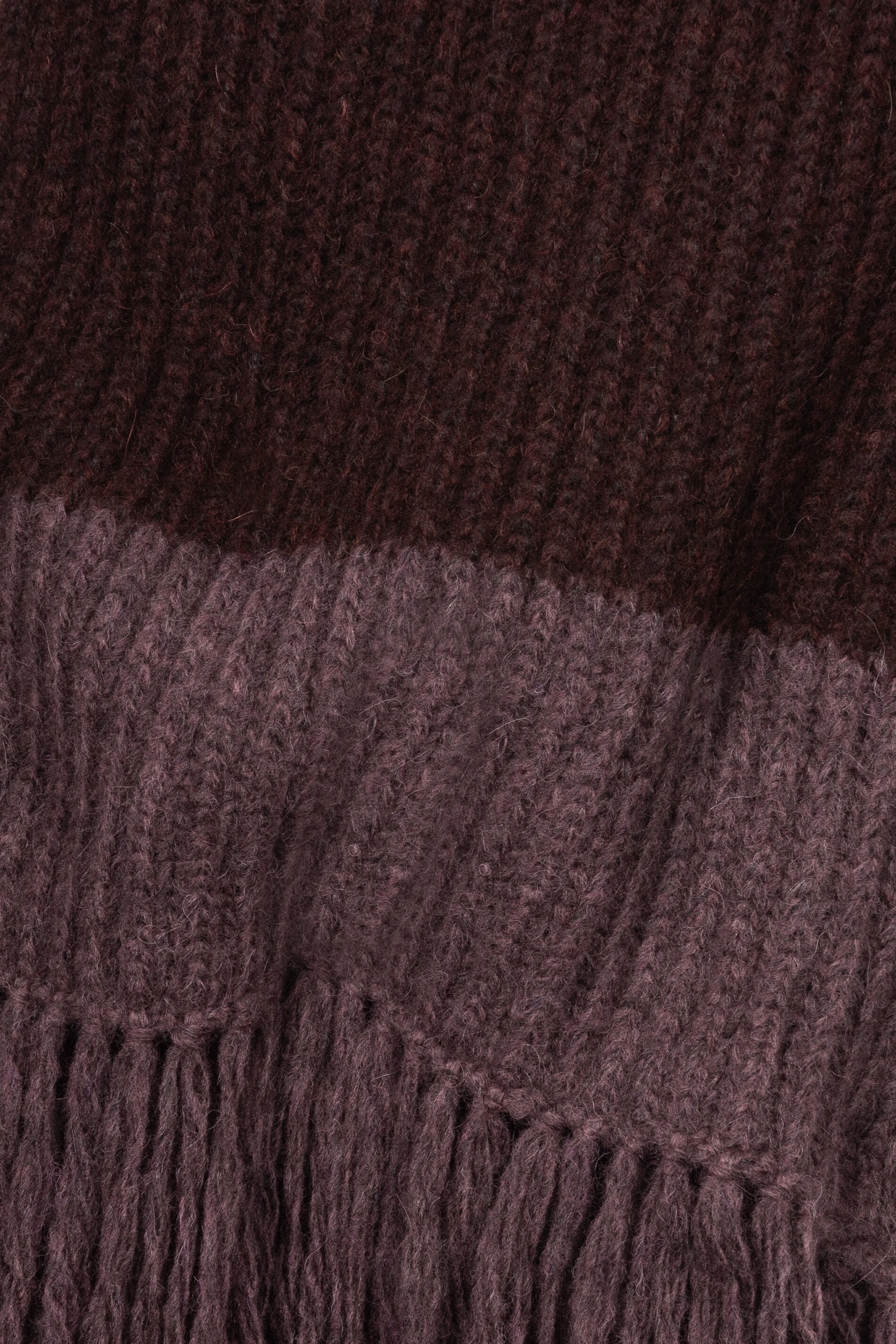 Schal mit Colour-Block - burgundy / heather - Standard | Artikel Rück