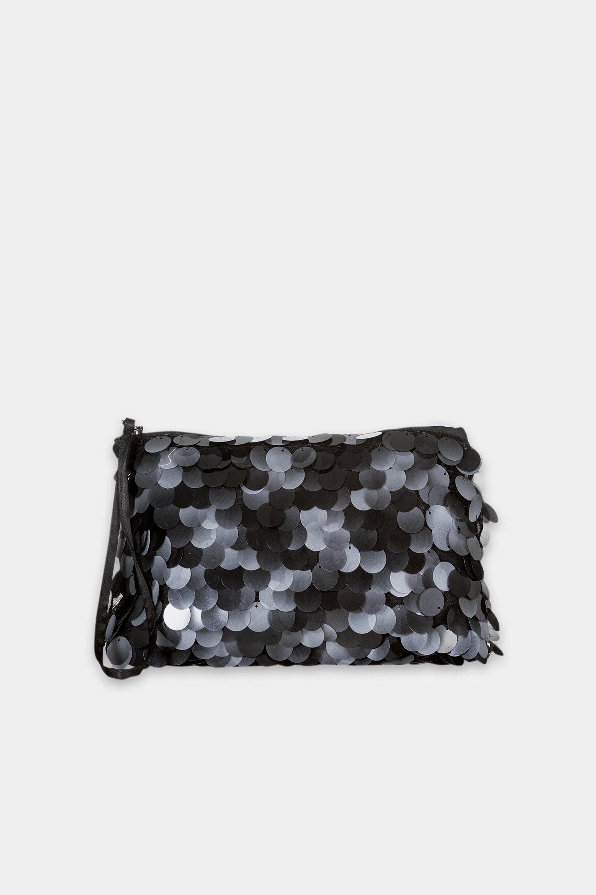 Pailletten-Clutch - black - Standard | Artikel Front