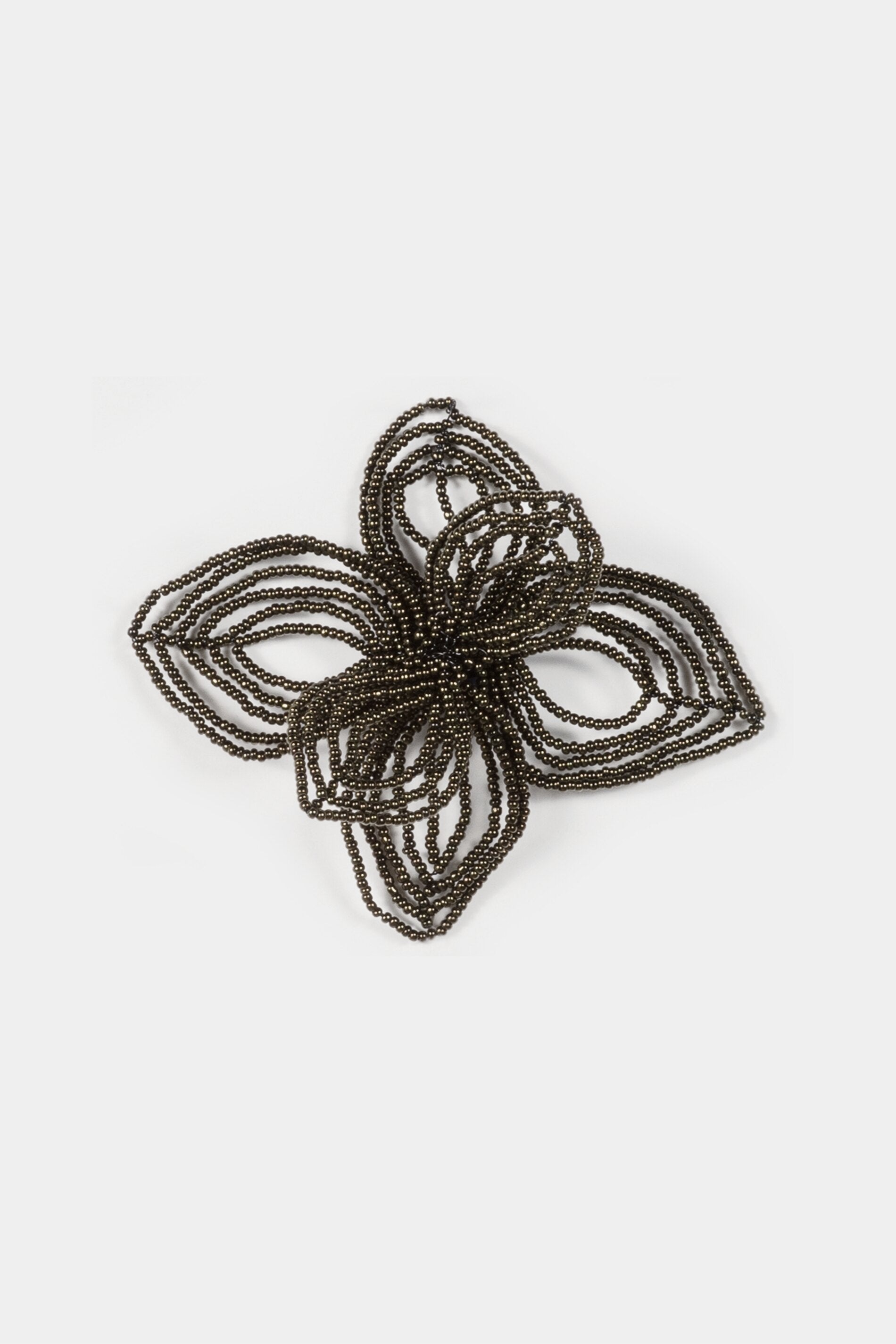 Blumen-Brosche - khaki - Standard | Artikel Front