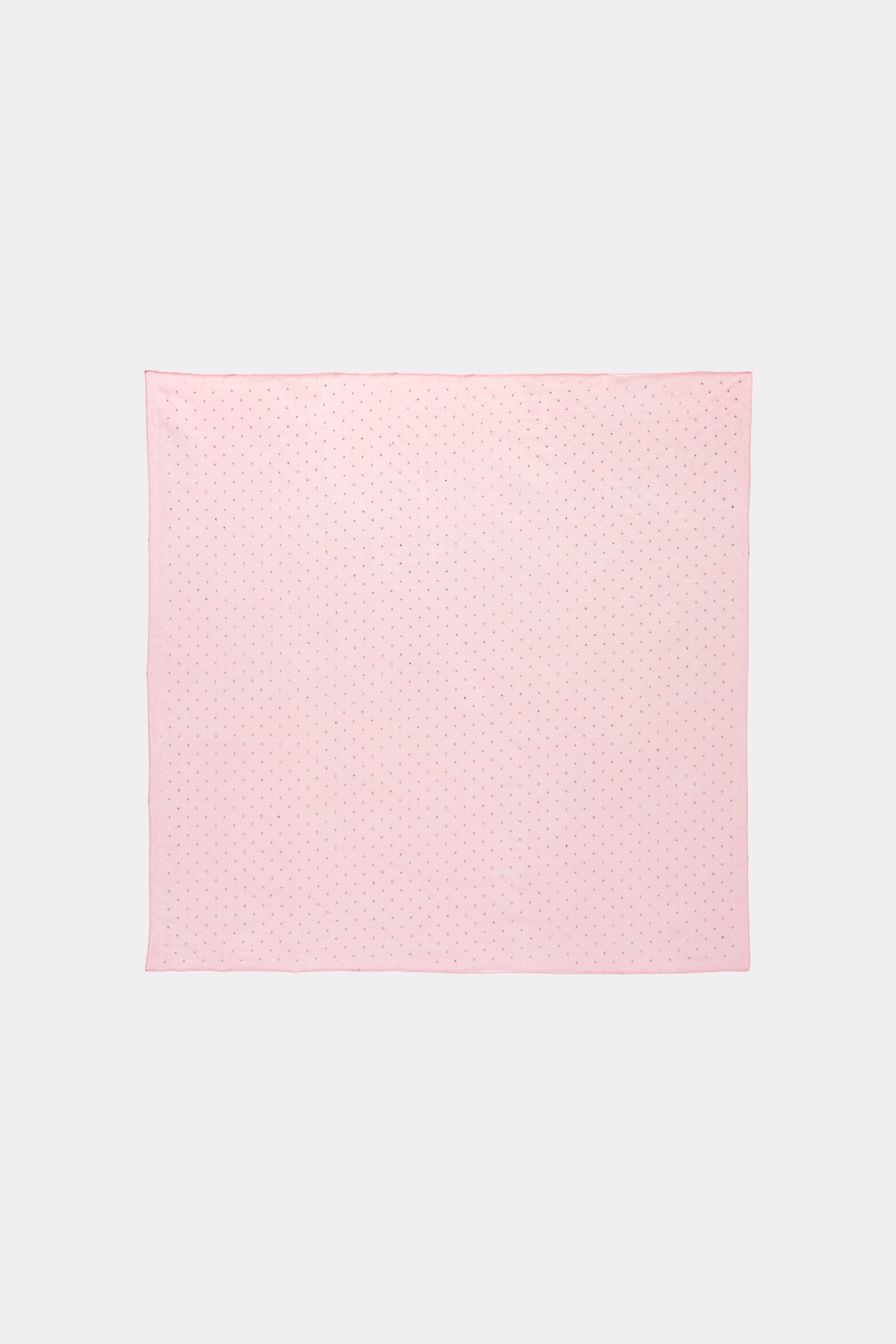 Tuch mit Glitzersteinen - creamy blush - Standard | Artikel Front