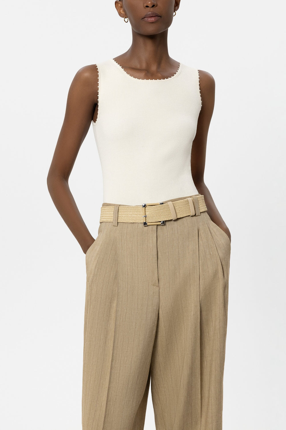 Bast belt - sand - standard