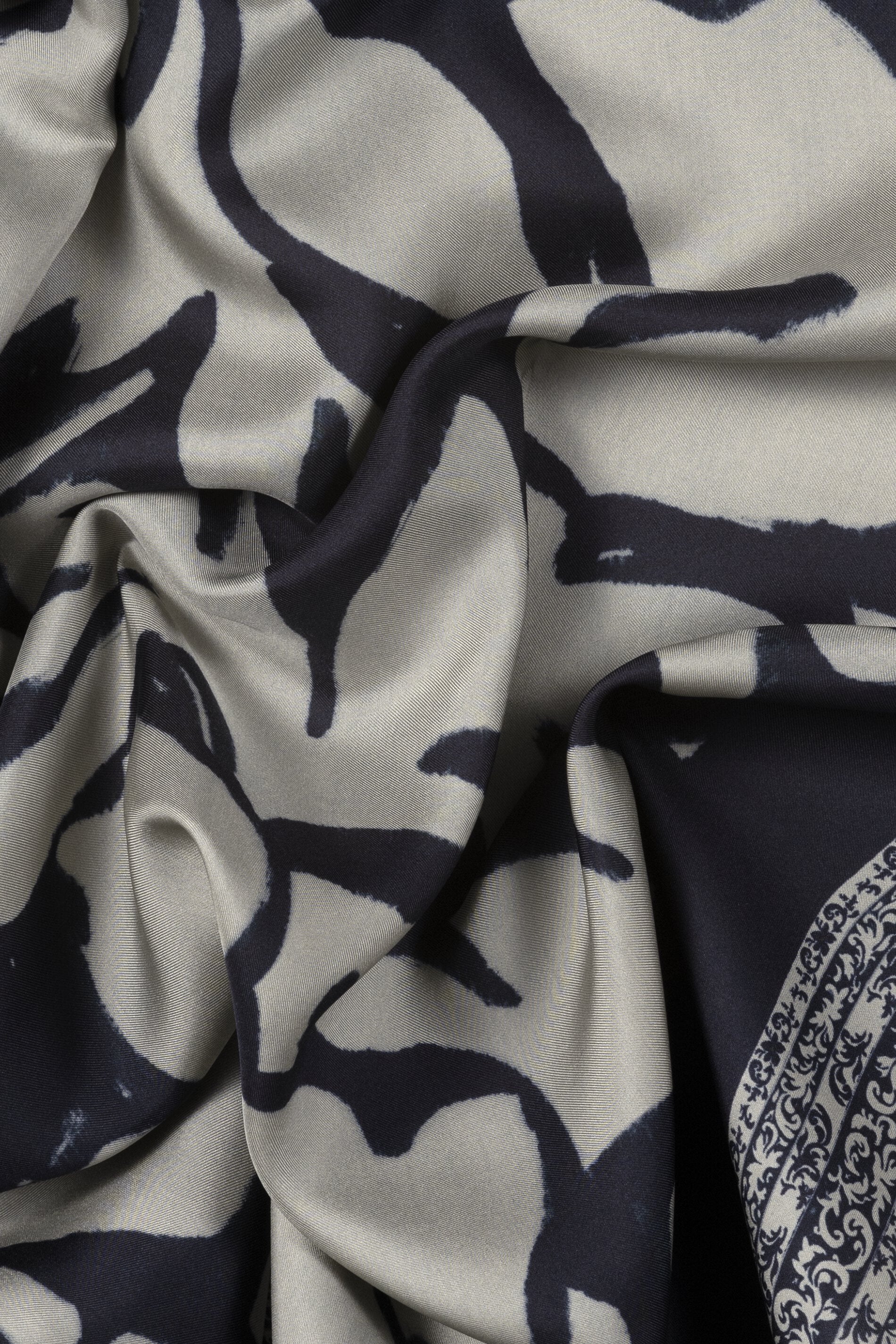 Seiden-Tuch mit Print - multi - Standard | Artikel Rück