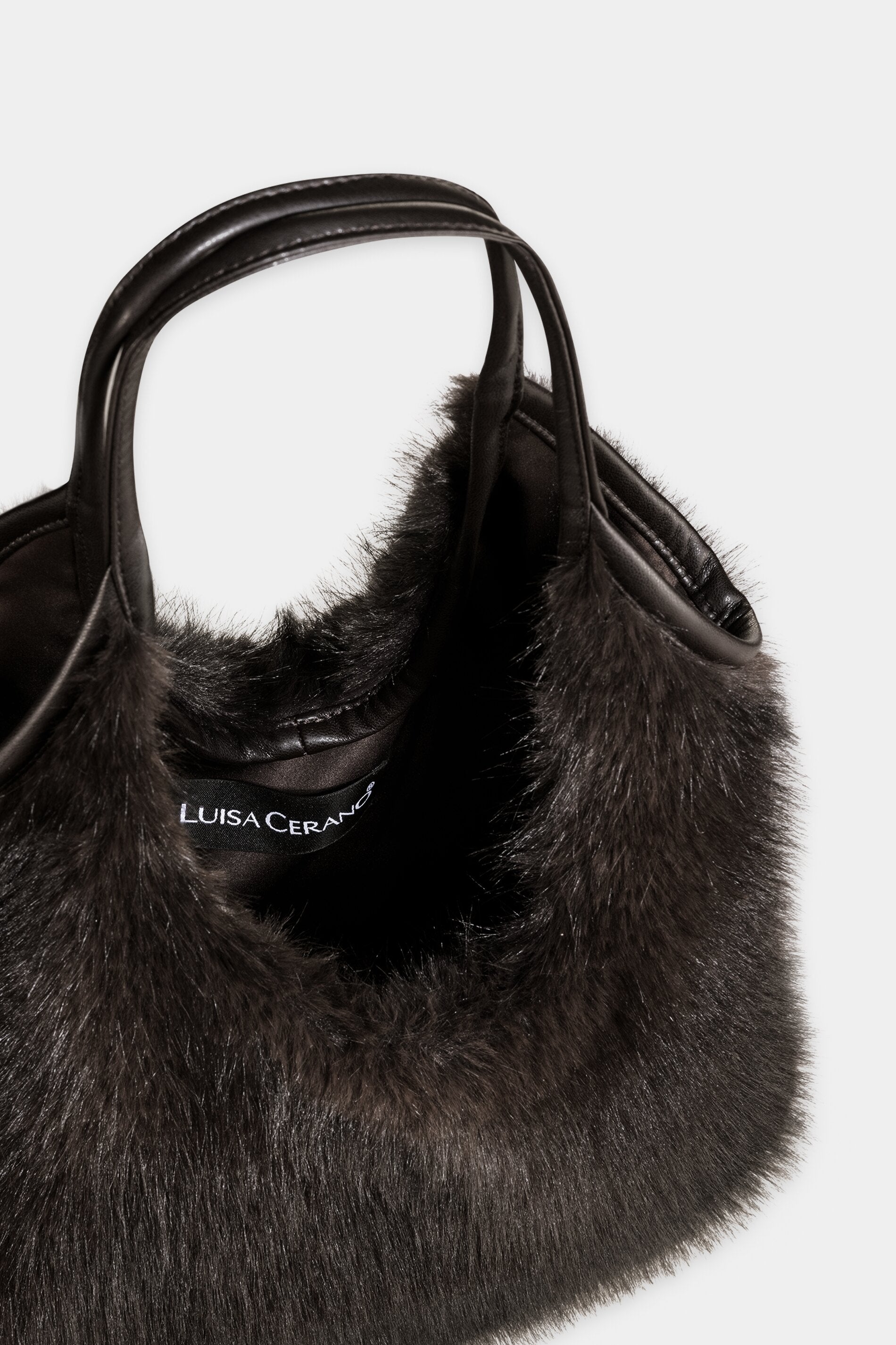 Tasche in Fell-Optik - truffle - Standard | Model Seite