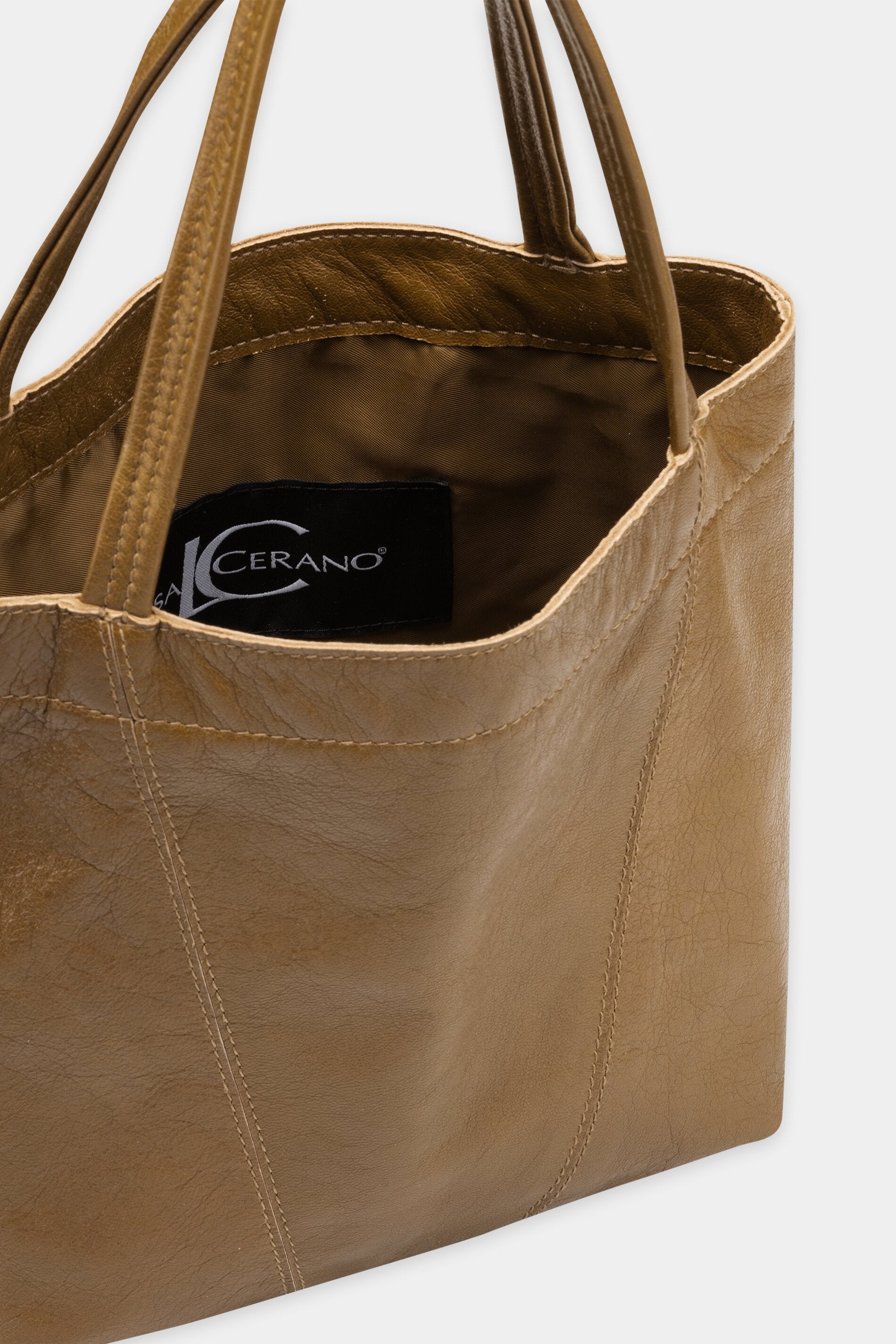 Lammnappa-Tasche - olio - Standard | Model Seite