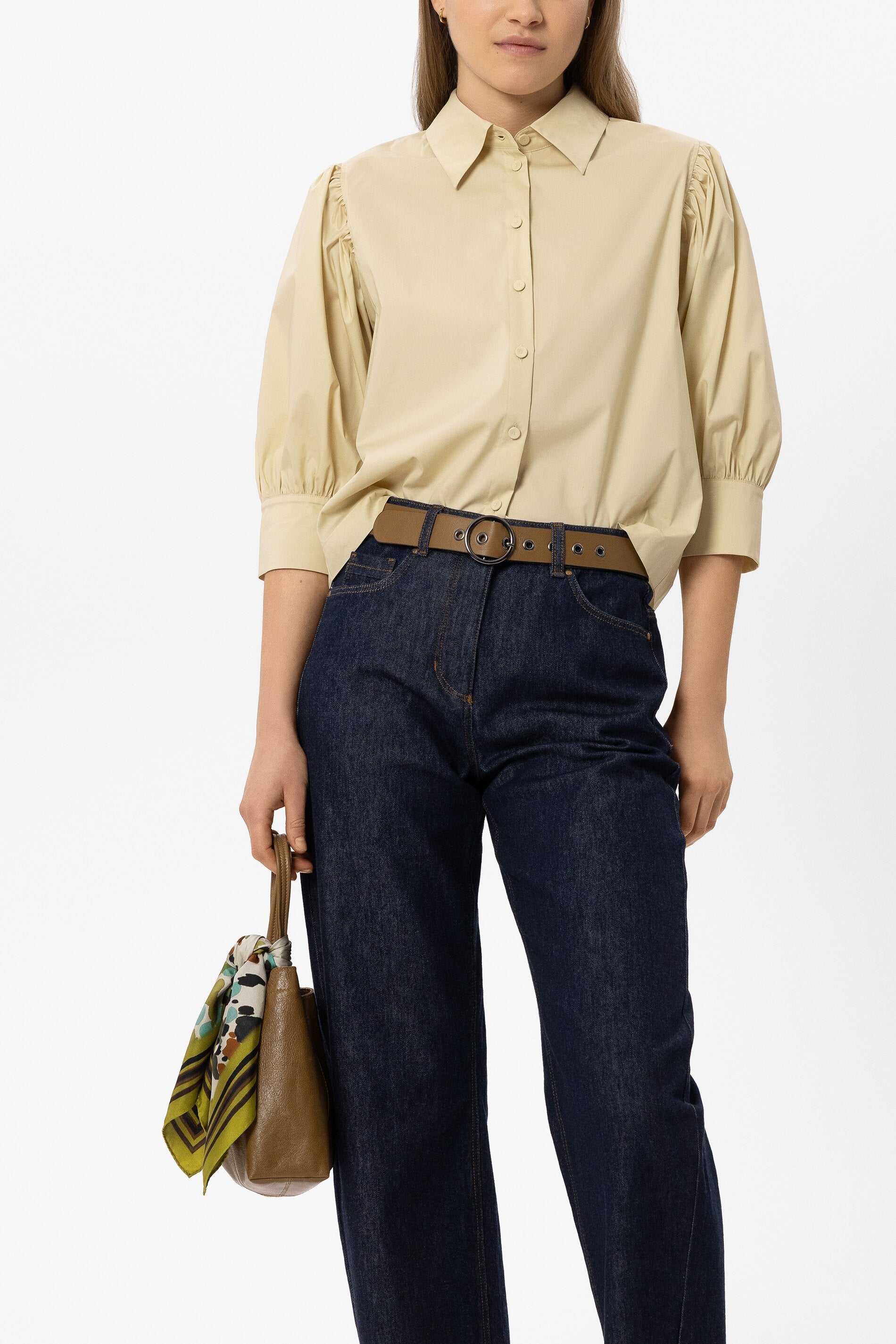 Ledergürtel - olio - Standard | Model Front