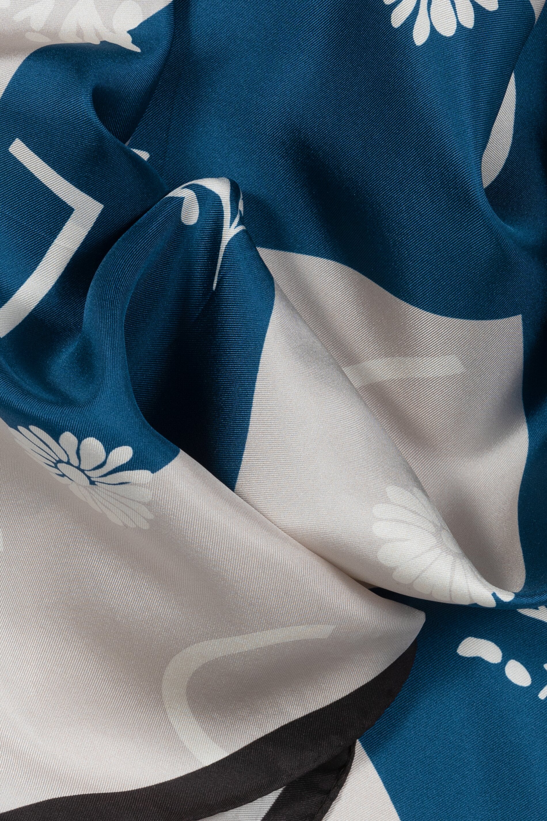 Seiden-Tuch mit Print - multi - Standard | Artikel Rück