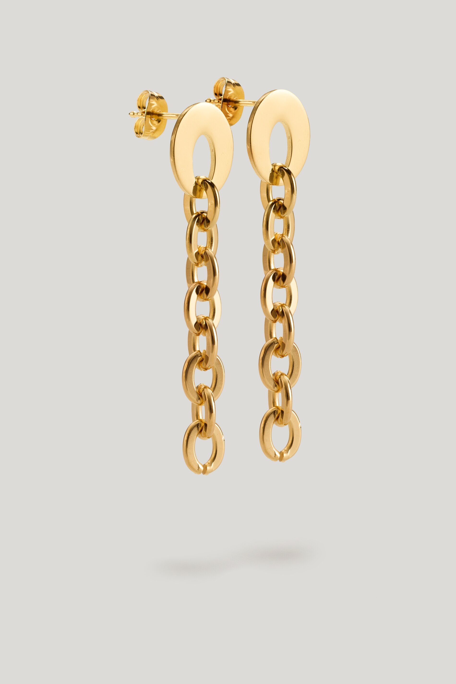 Ohrring Twisted Meridian - gold plated - Standard | Artikel Front