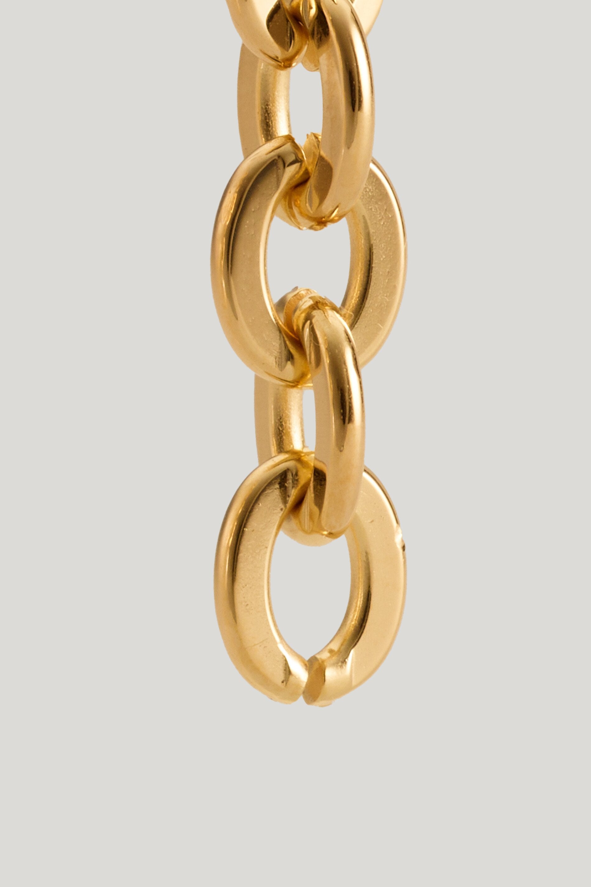 Ohrring Twisted Meridian - gold plated - Standard | Artikel Rück