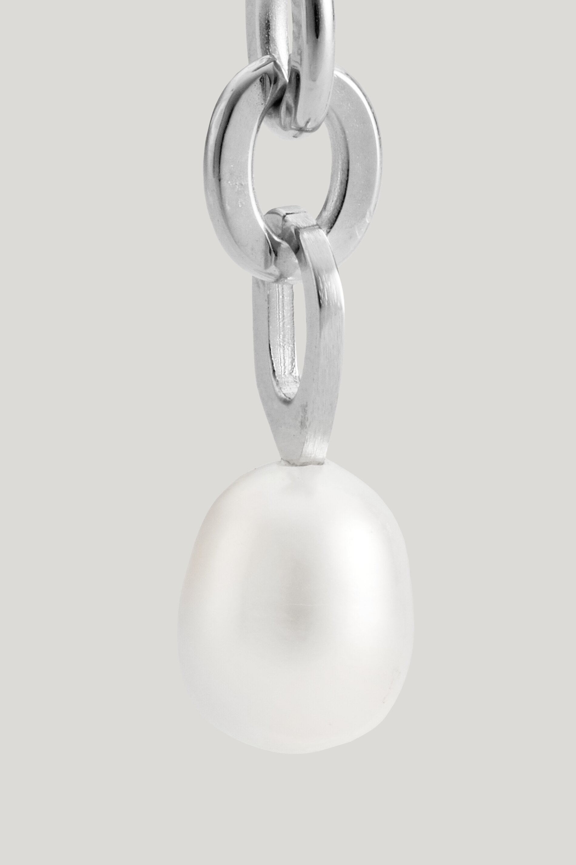 Perlohrring Twisted Meridian - silver - Standard | Artikel Rück