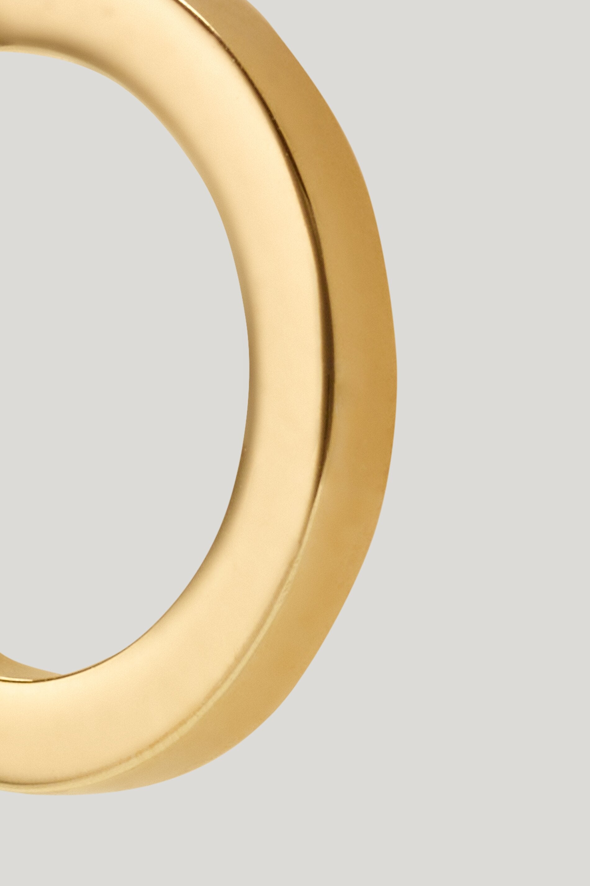 Creolen Meridian - gold plated - Standard | Artikel Rück