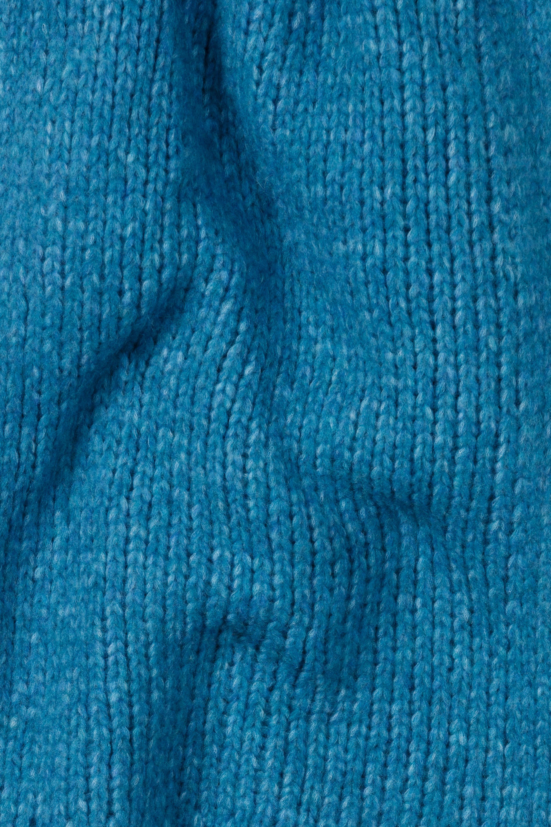 Schal aus Woll-Mix - deep turquoise - Standard | Artikel Rück