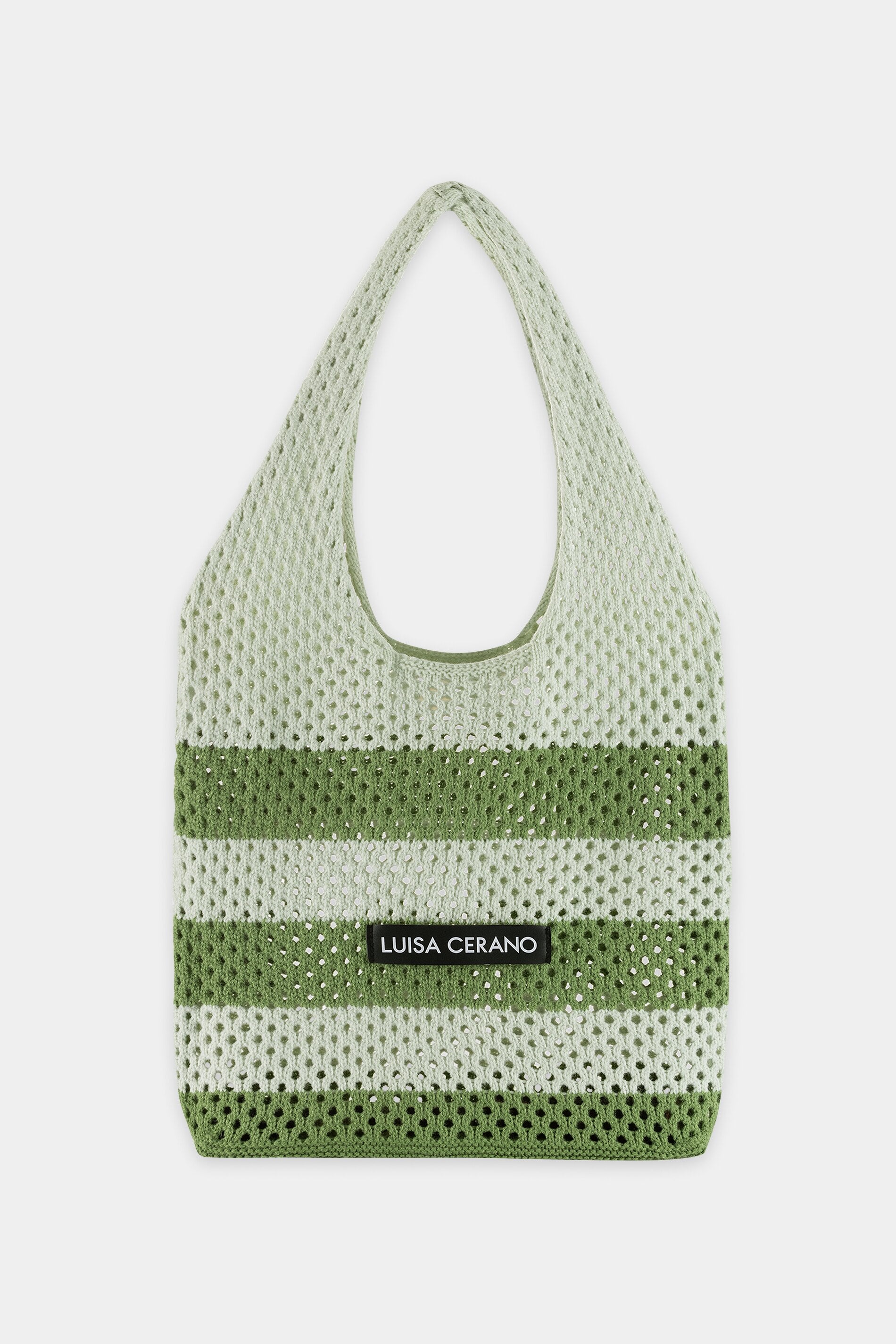 Häkel-Tasche - pistachio/moss green - Standard