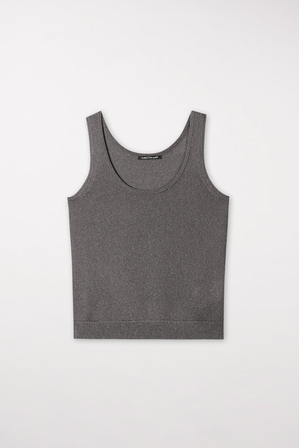 Strick-Tanktop - taupe - Standard