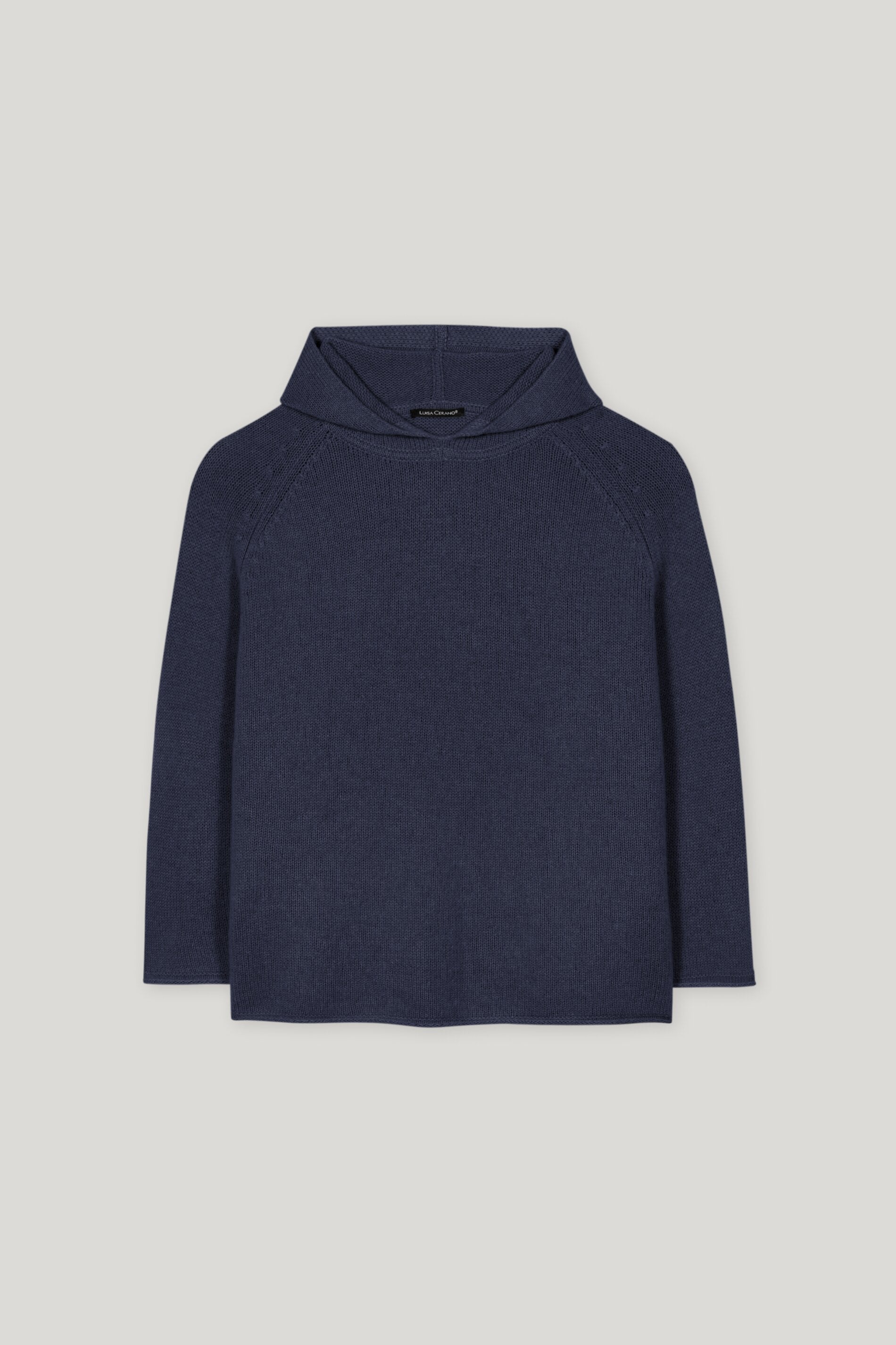 Cashmere-blend hoodie jeans blue Standard