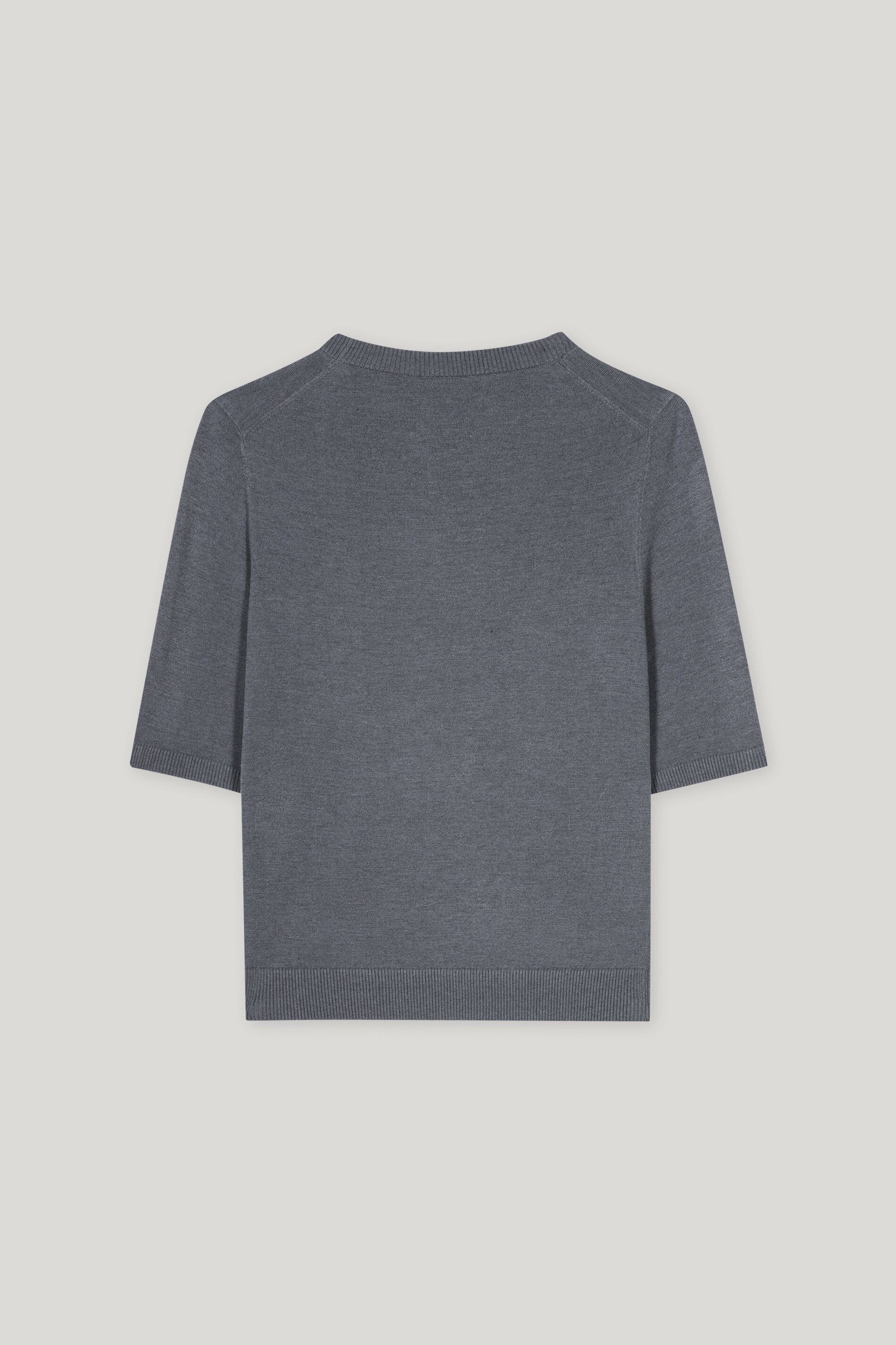 Feinstrick-Pullover - urban grey - Standard | Artikel Rück