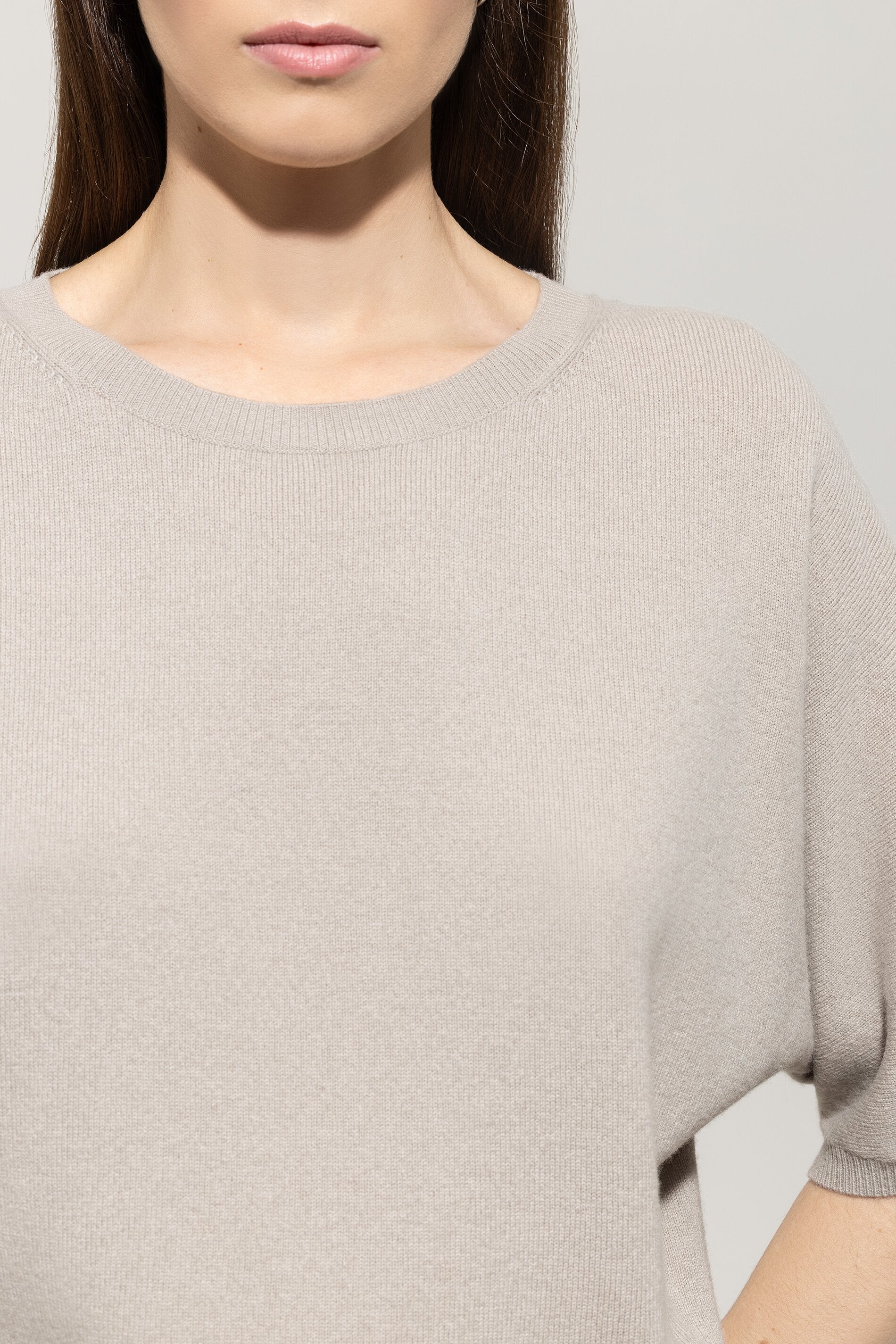 Pullover aus Kaschmir-Mix - oyster - Standard | Model Detail