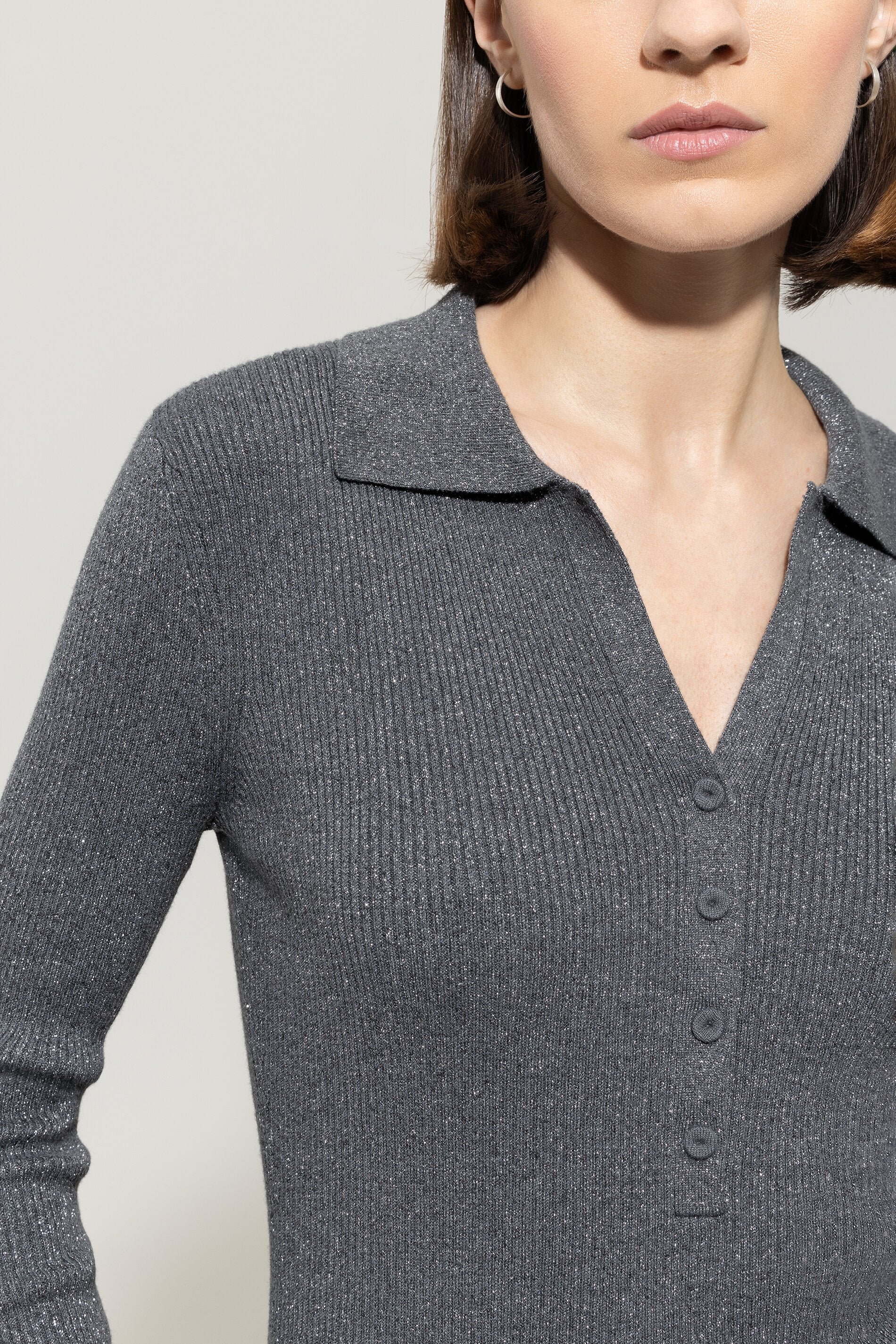 Pullover aus Woll-Mix - urban grey - Standard | Model Detail