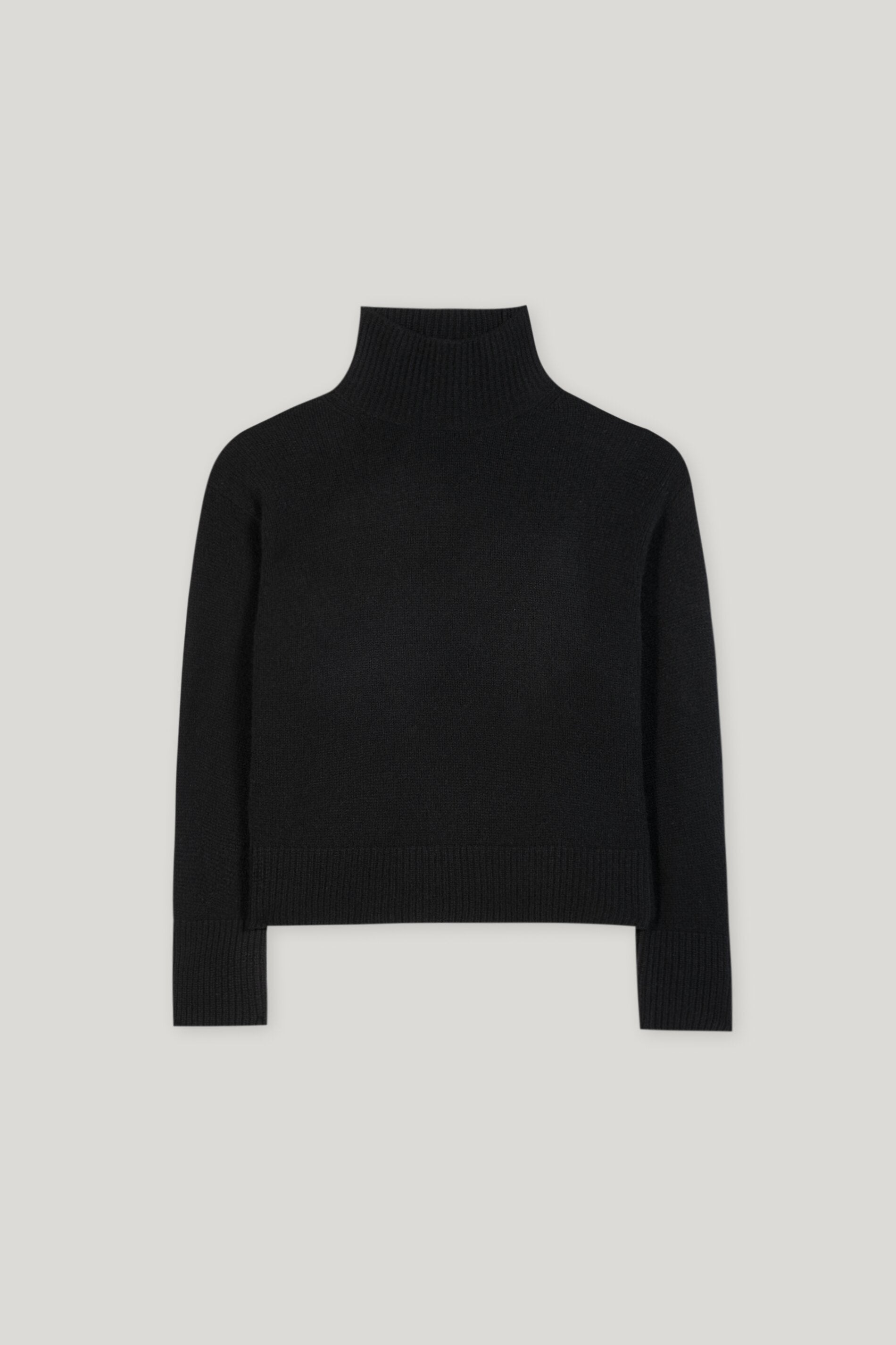 Pullover aus Kaschmir-Mix - deep black - Standard | Artikel Front