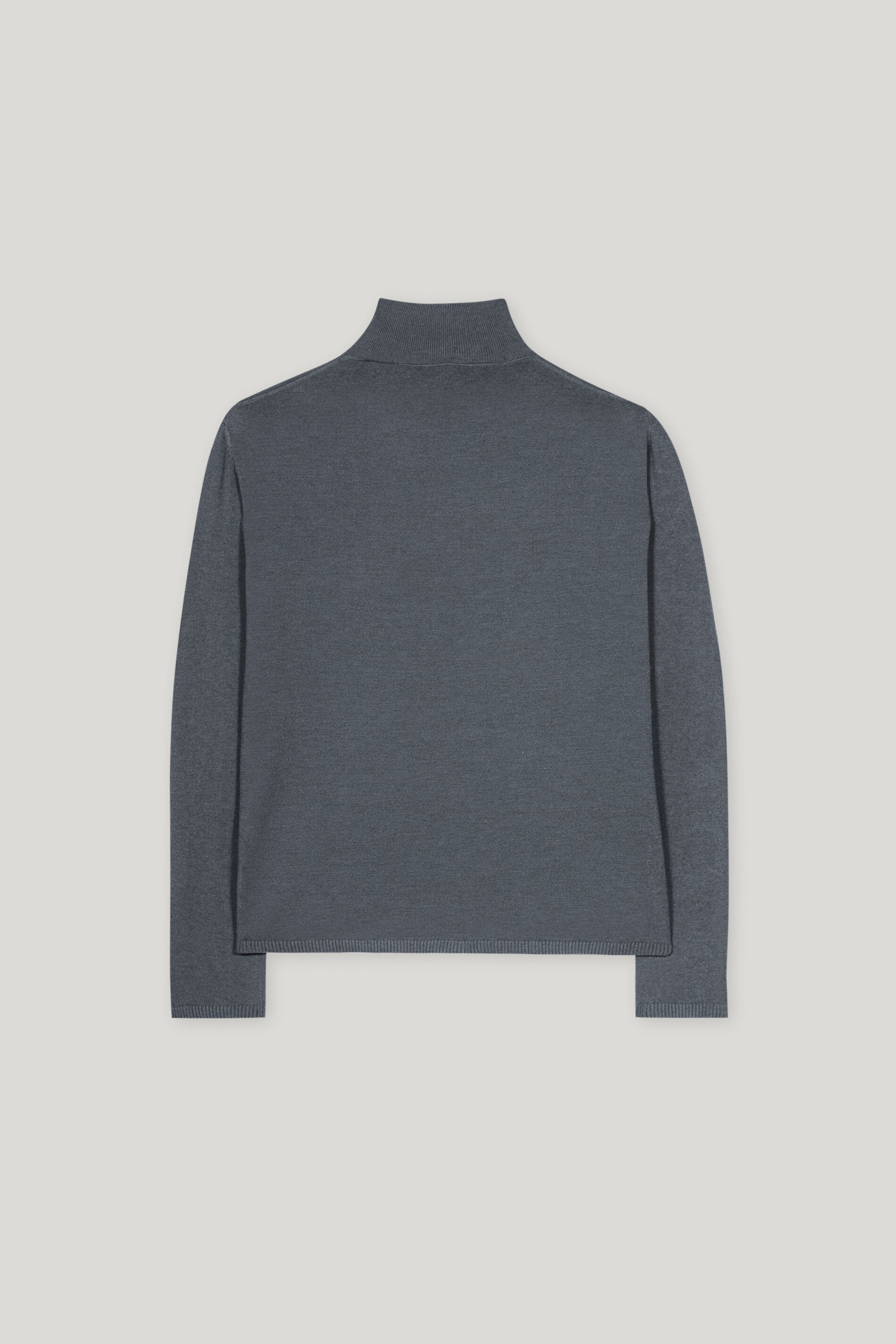 Rollkragen-Pulli aus Woll-Mix - urban grey - Standard | Artikel Rück